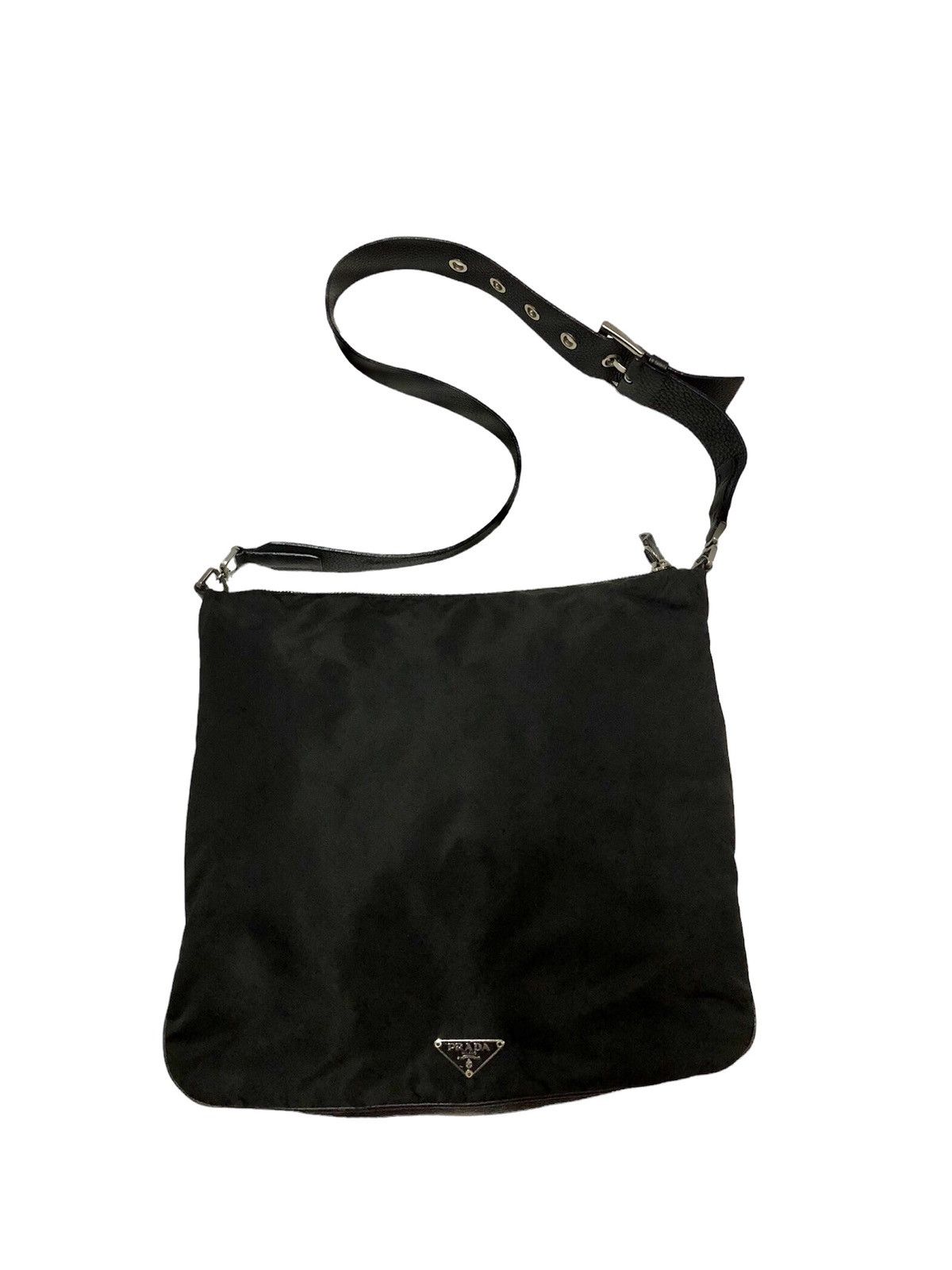 Prada AUTHENTIC PRADA NYLON LEATHER SHOULDER BAG Size ONE SIZE - 2 Thumbnail