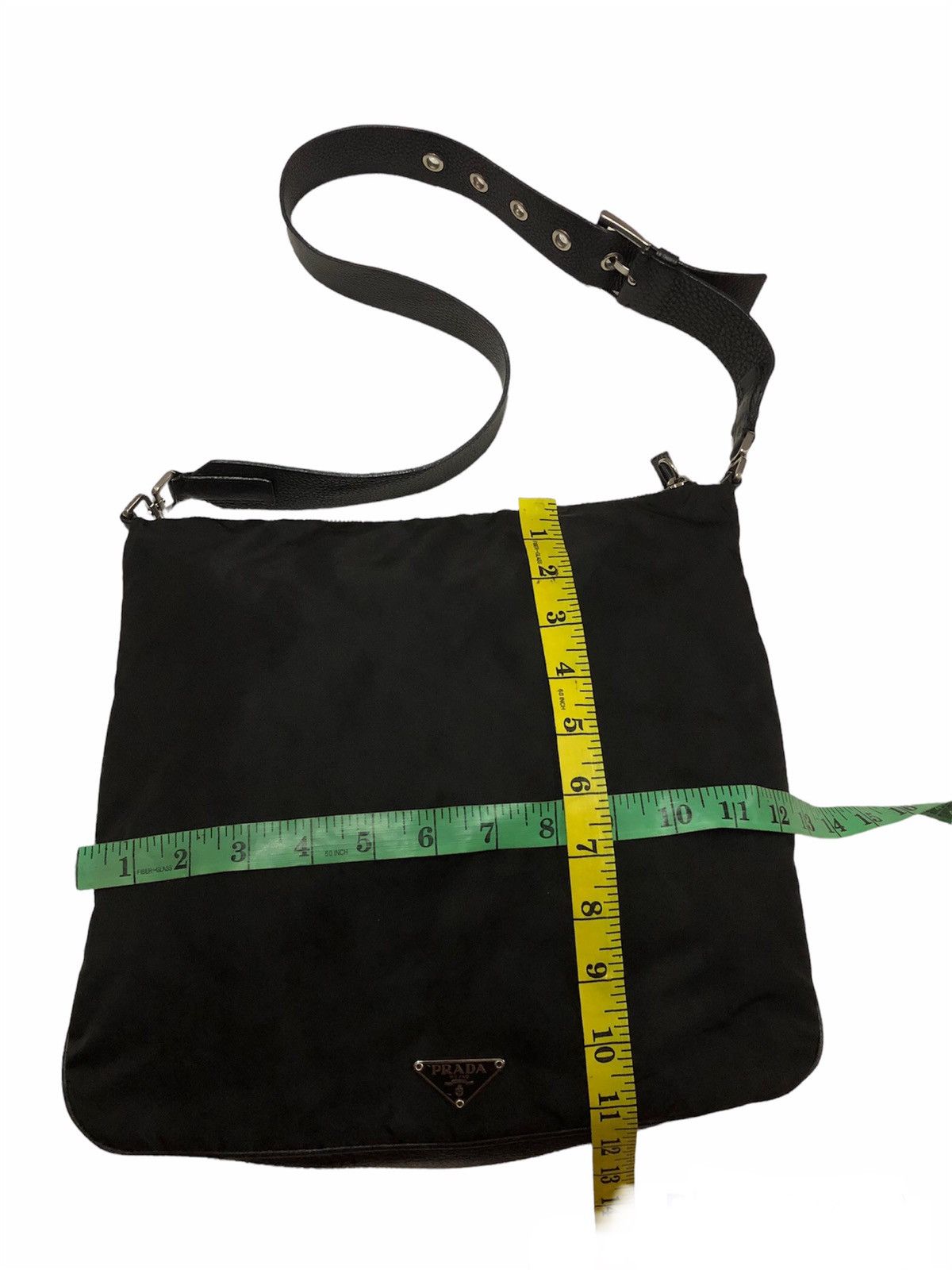 Prada AUTHENTIC PRADA NYLON LEATHER SHOULDER BAG Size ONE SIZE - 16 Thumbnail