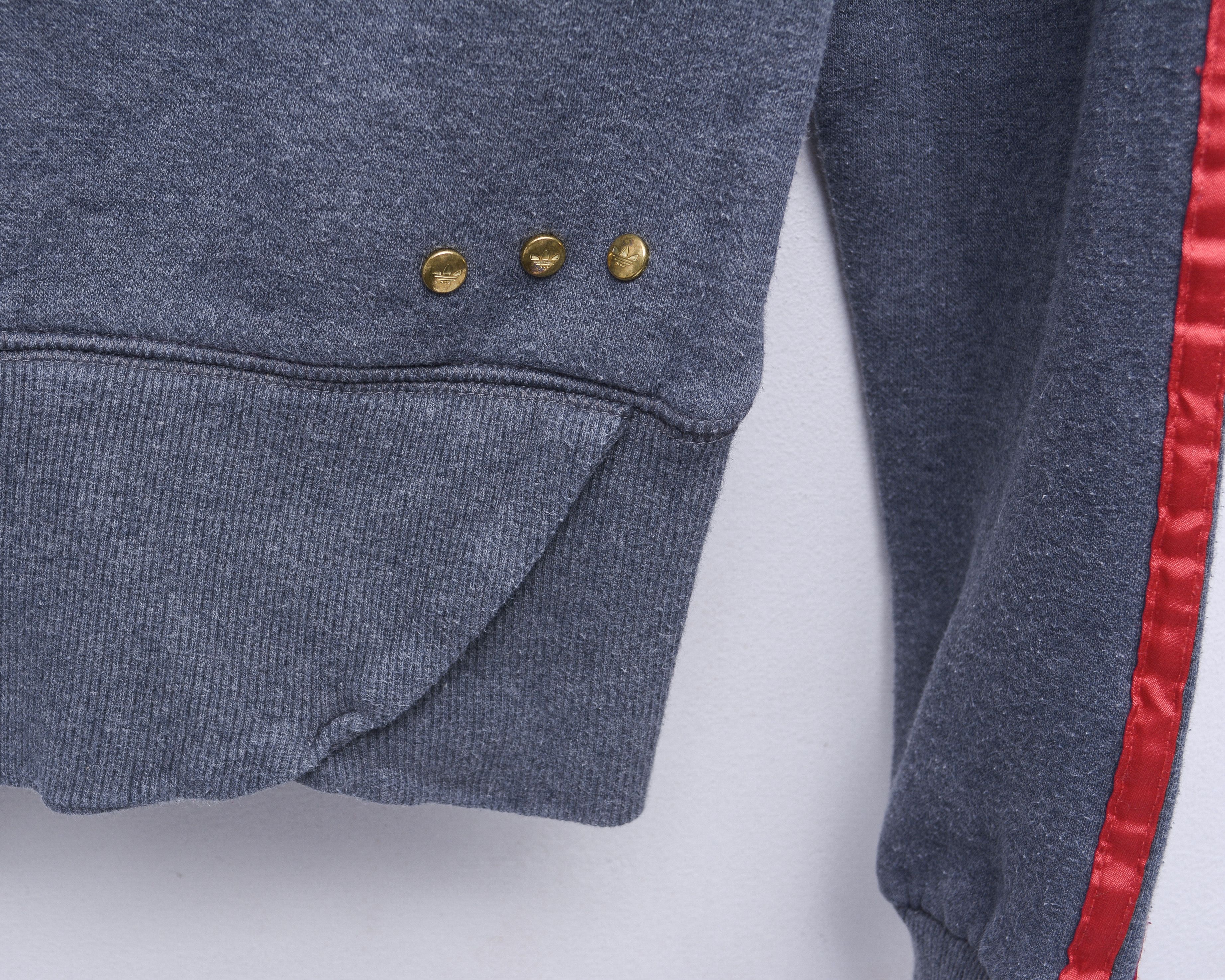 Adidas Women S Tracksuit EU 36 Jacket Jumper UK 8 Sweatshirt Grey Size S / US 4 / IT 40 - 5 Thumbnail