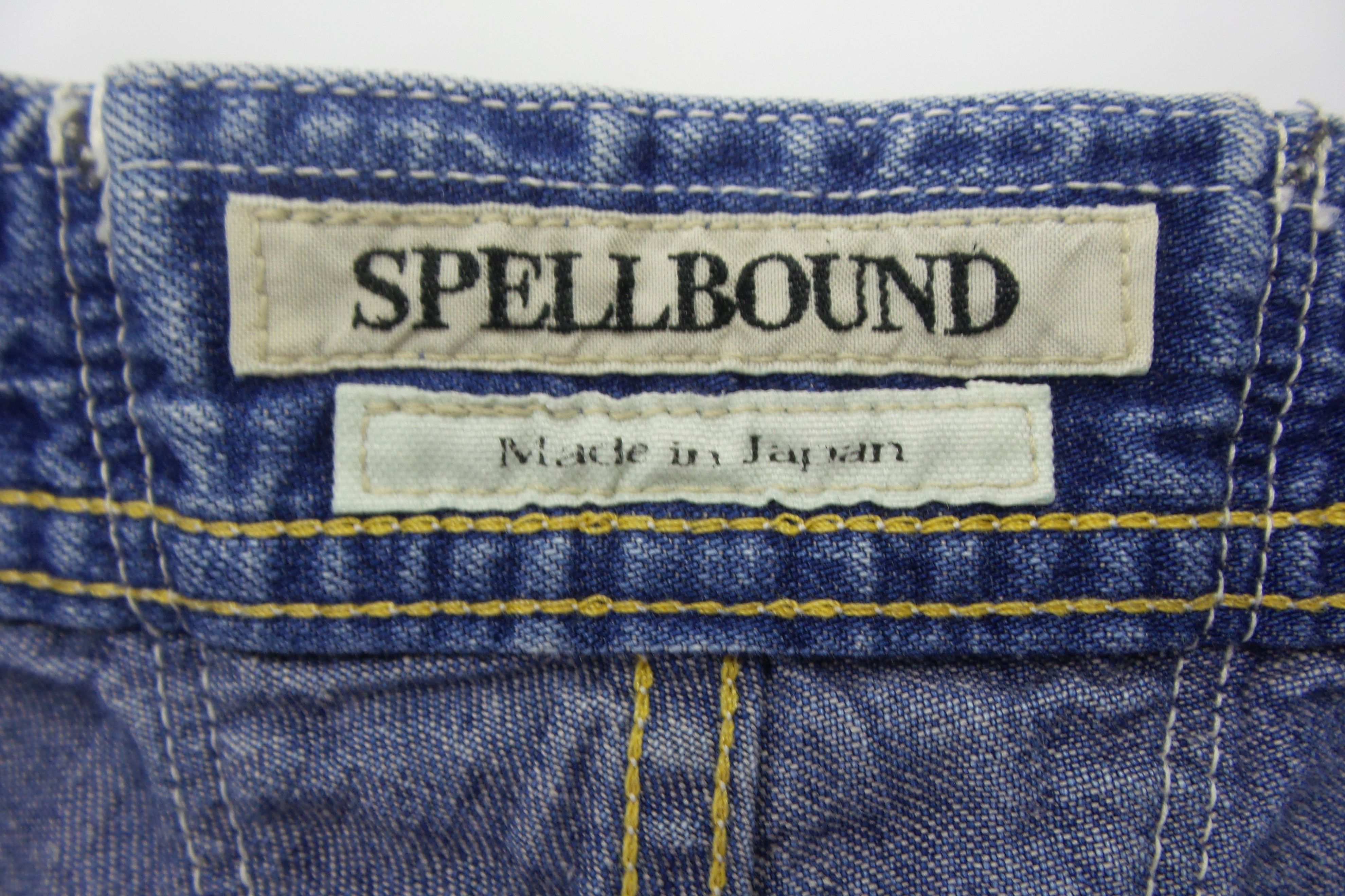 Japanese Brand × Spellbound Spellbound Blue Button Fly Light Weight Jeans W30xL42.5 Size US 30 / EU 46 - 4 Thumbnail