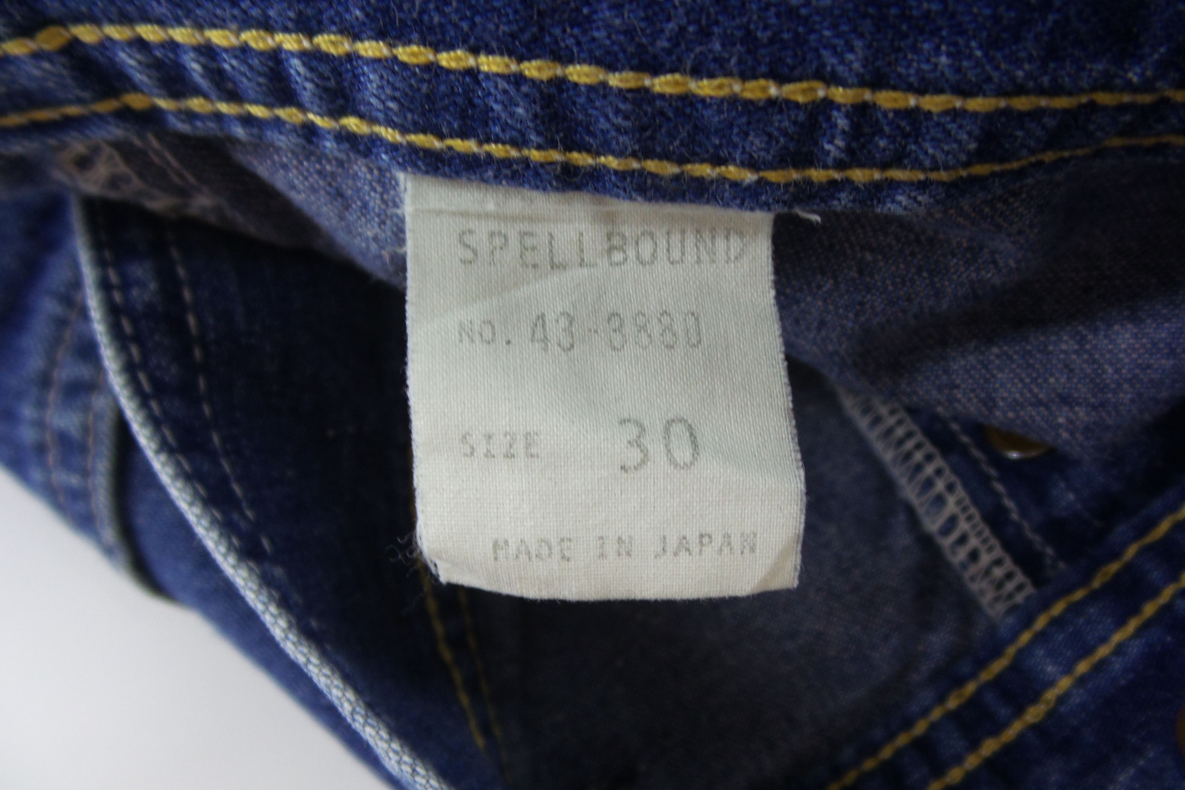 Japanese Brand × Spellbound Spellbound Blue Button Fly Light Weight Jeans W30xL42.5 Size US 30 / EU 46 - 5 Thumbnail