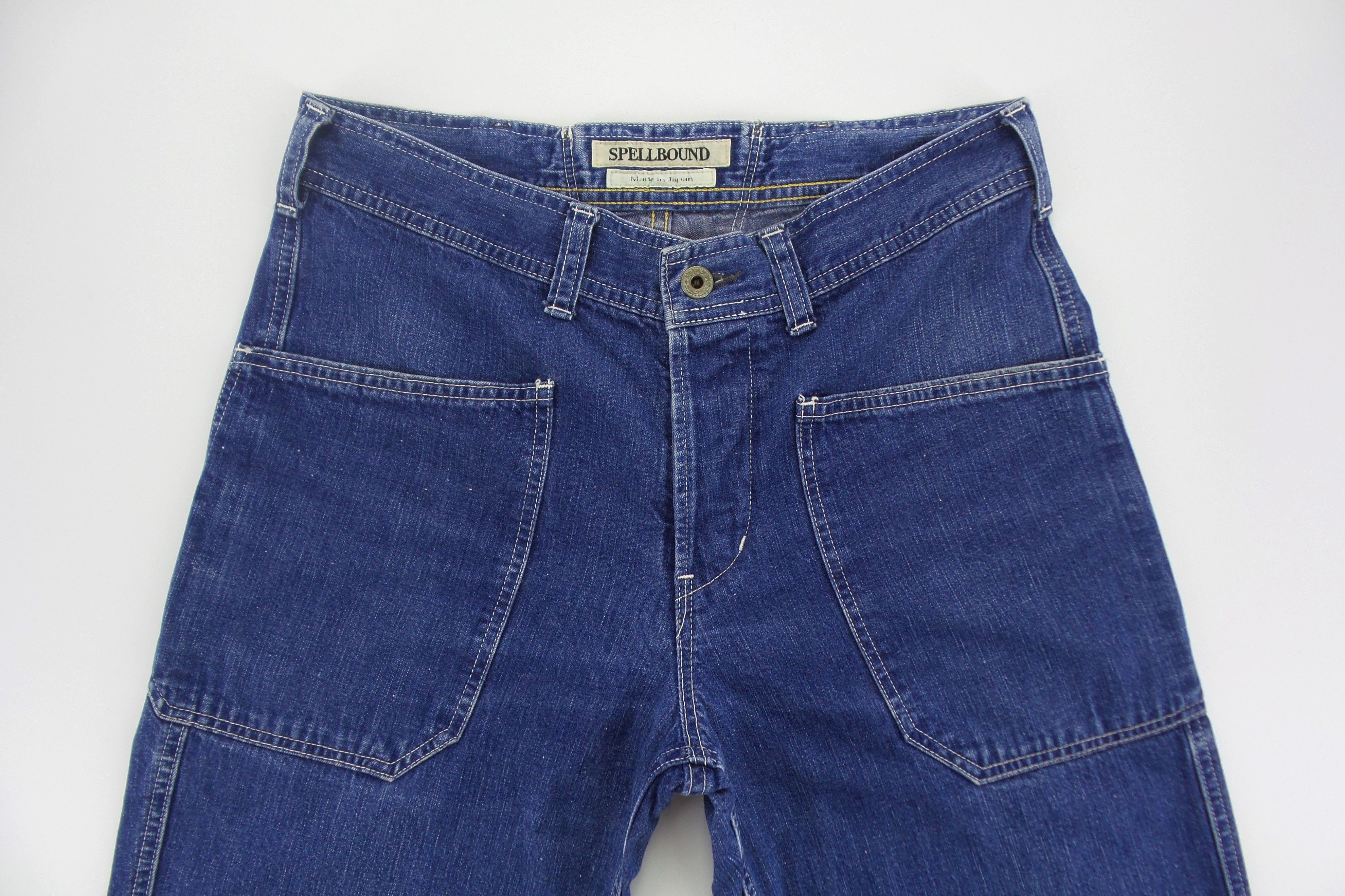 Japanese Brand × Spellbound Spellbound Blue Button Fly Light Weight Jeans W30xL42.5 Size US 30 / EU 46 - 2 Thumbnail