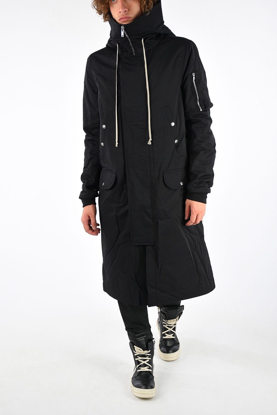 Rick Owens リックオウエンス HOODED TRENCH COAT RICK OWENS - JACKETS - Rick Owens