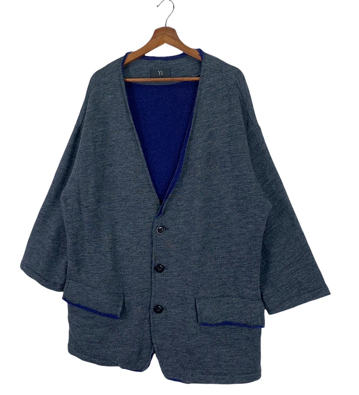 Yohji Yamamoto Vintage Avant Garde Yohji Yamamoto Cardigan Size US M / EU 48-50 / 2 - 2 Thumbnail