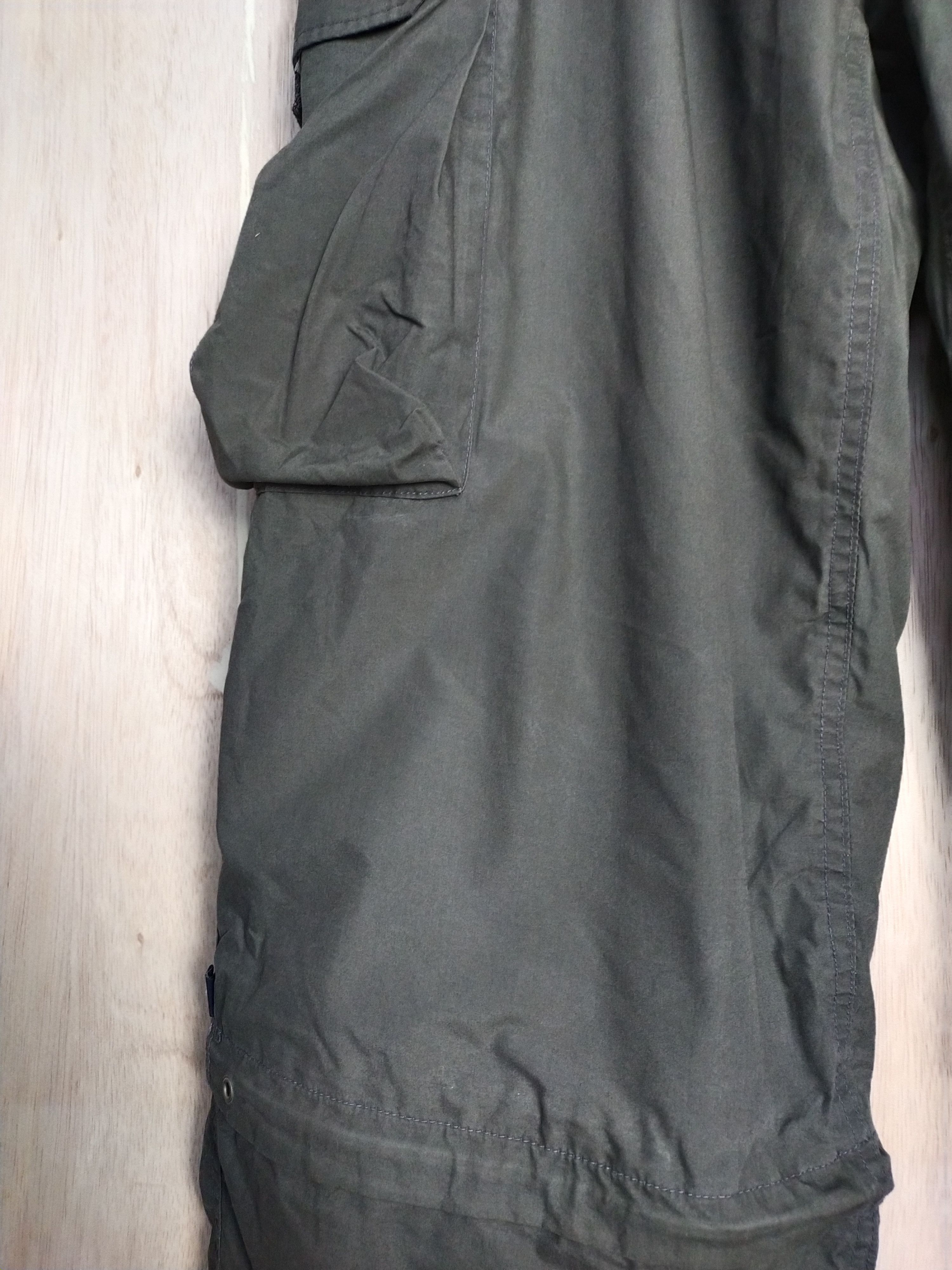 Japanese Brand DL PIKO multipocket hiking tactical Green Cargo Pants #2864 Size US 35 - 6 Thumbnail