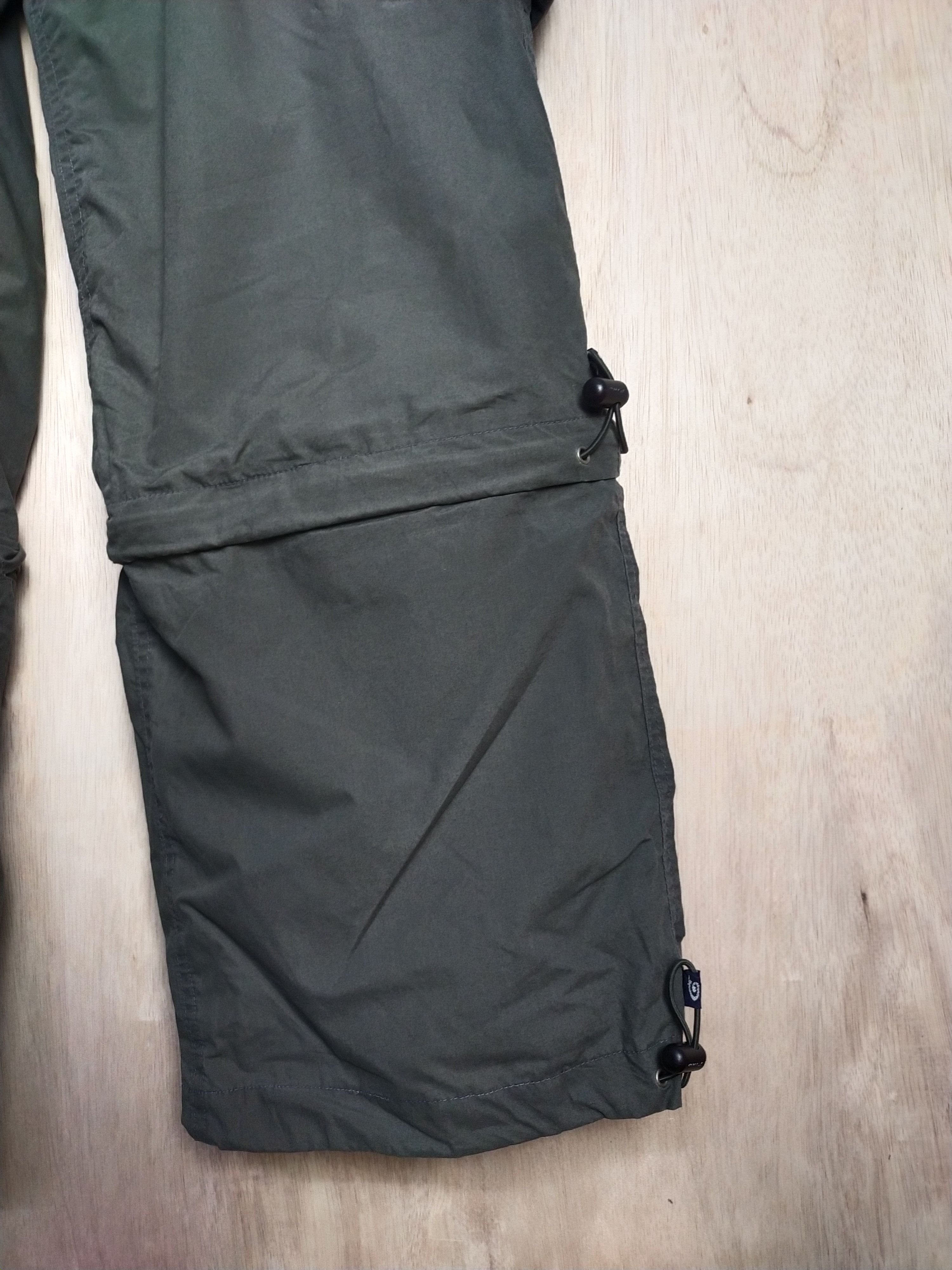 Japanese Brand DL PIKO multipocket hiking tactical Green Cargo Pants #2864 Size US 35 - 9 Thumbnail
