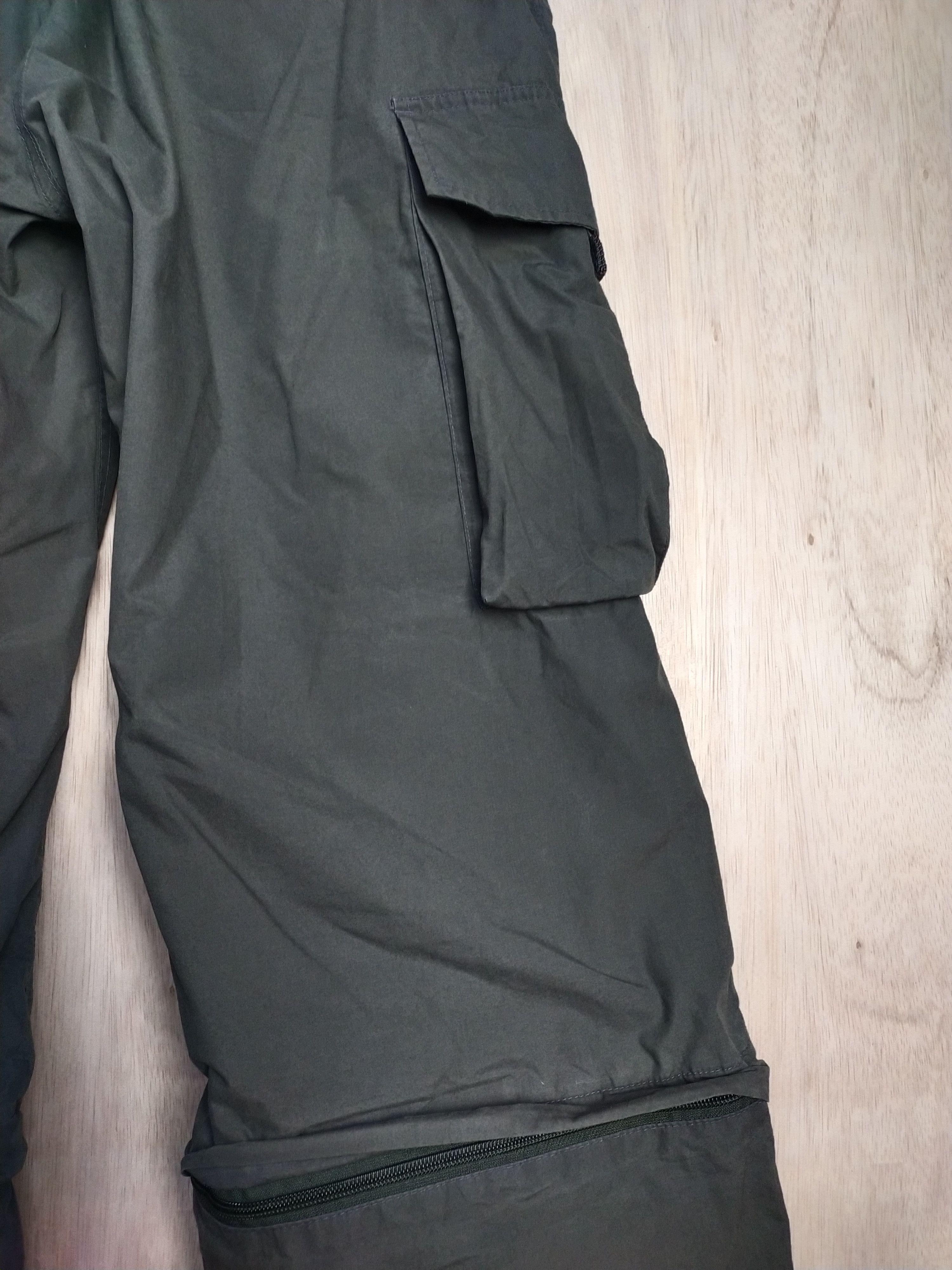 Japanese Brand DL PIKO multipocket hiking tactical Green Cargo Pants #2864 Size US 35 - 17 Thumbnail