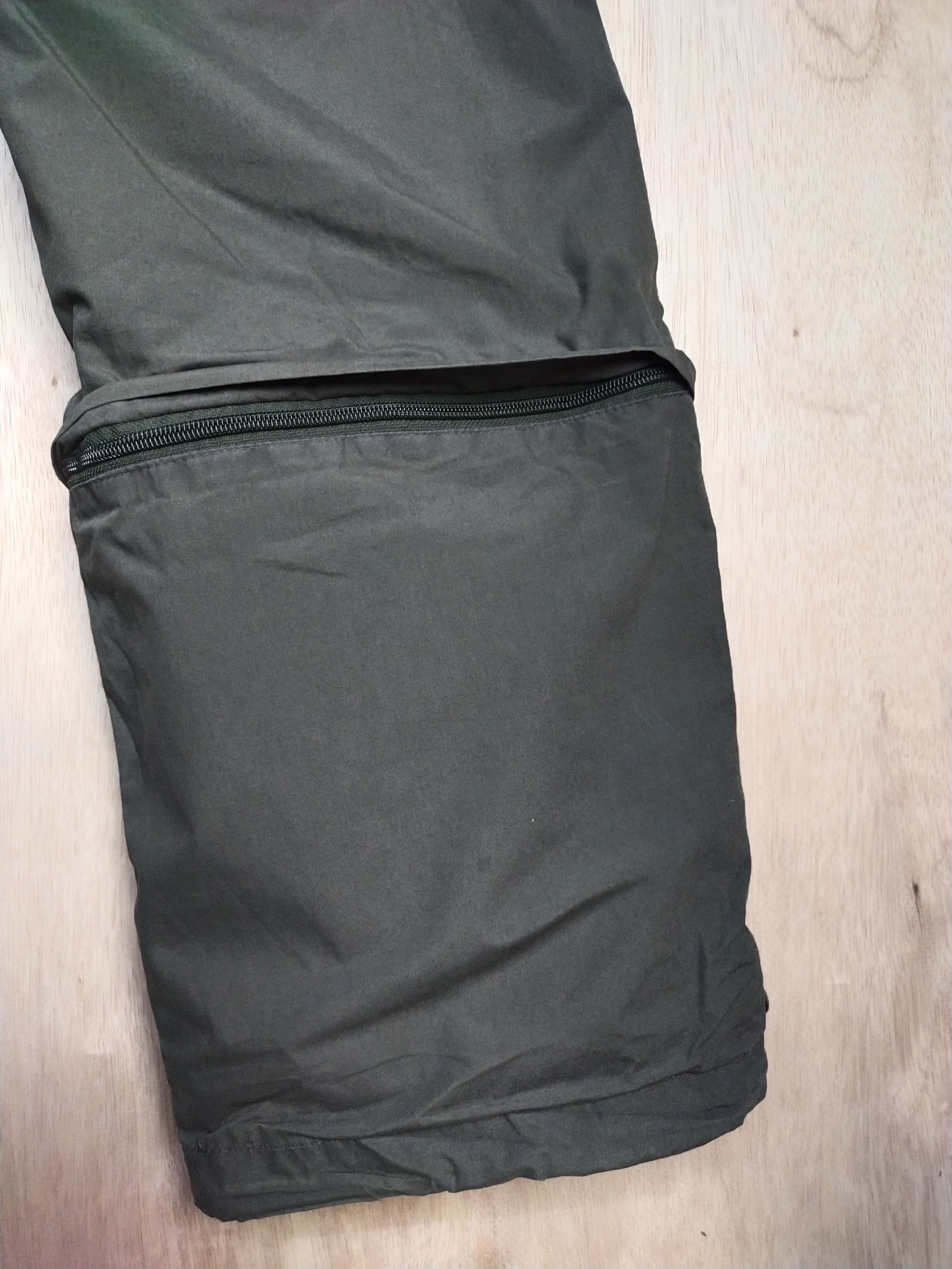Japanese Brand DL PIKO multipocket hiking tactical Green Cargo Pants #2864 Size US 35 - 19 Thumbnail