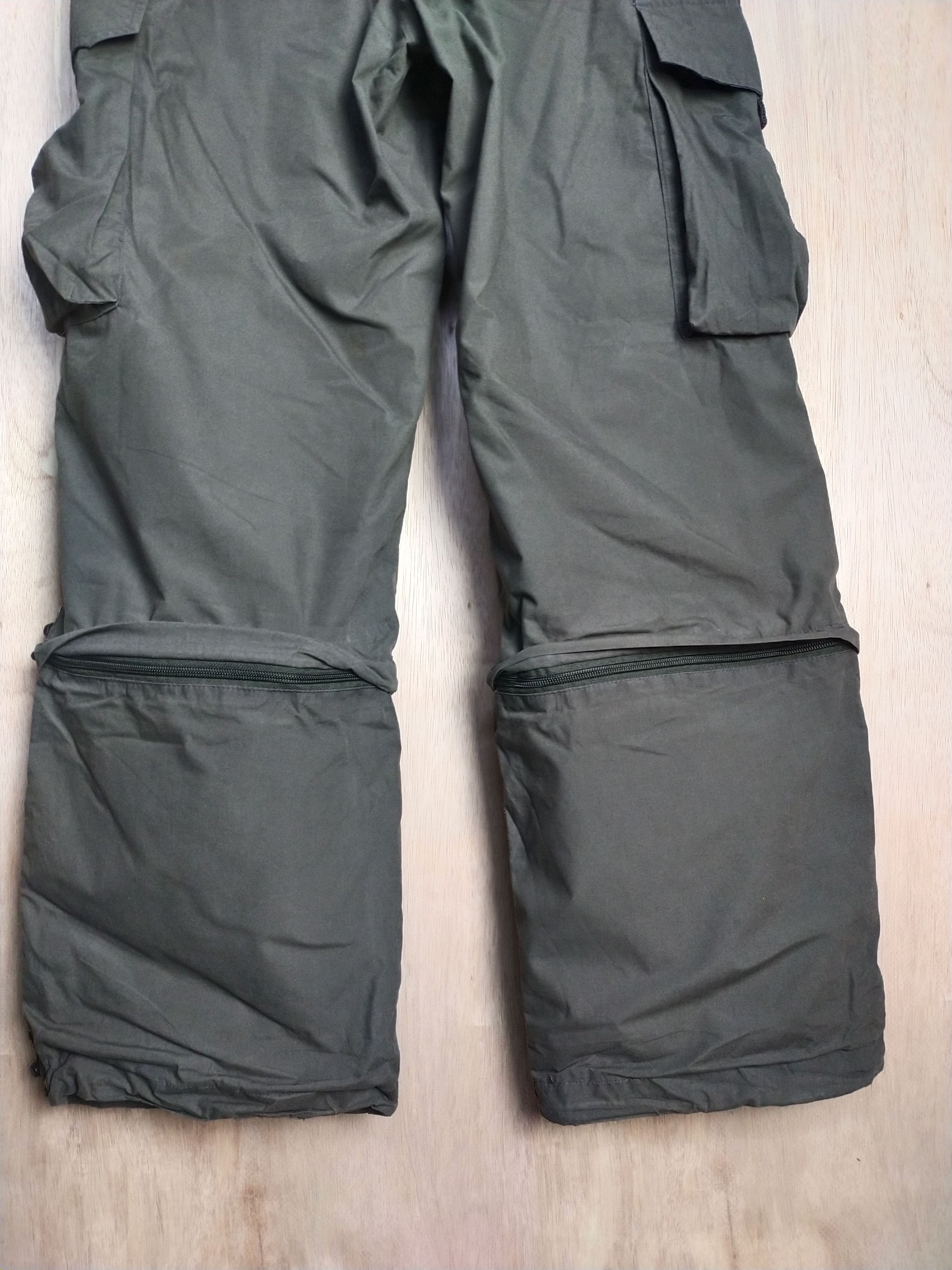 Japanese Brand DL PIKO multipocket hiking tactical Green Cargo Pants #2864 Size US 35 - 12 Thumbnail