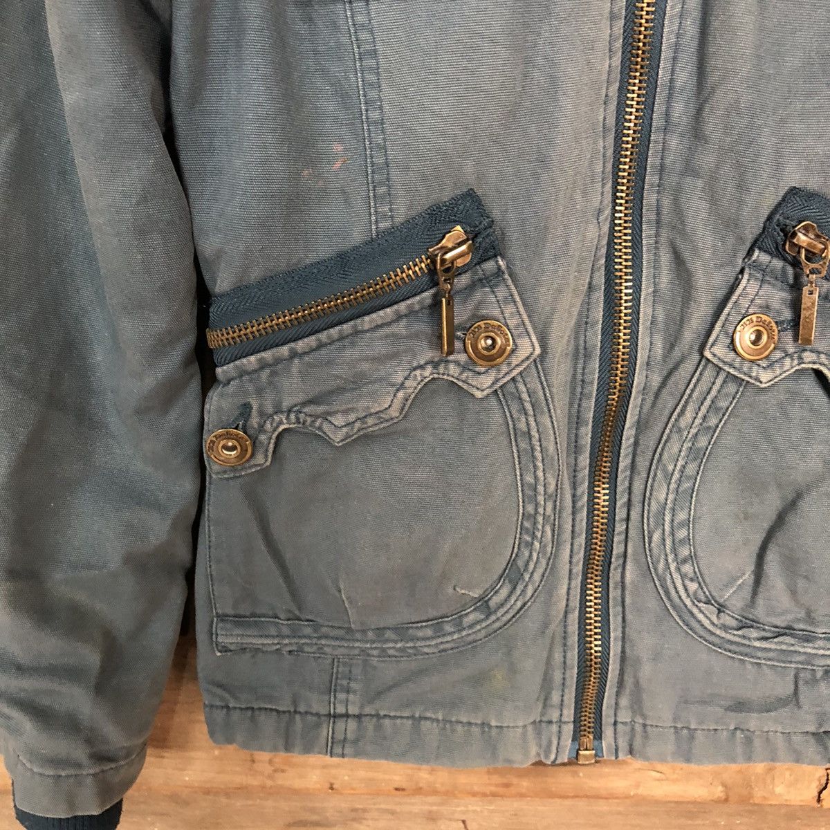 Japanese Brand Jack Dakota Blue Light Jacket #2817 Size S / US 4 / IT 40 - 8 Thumbnail