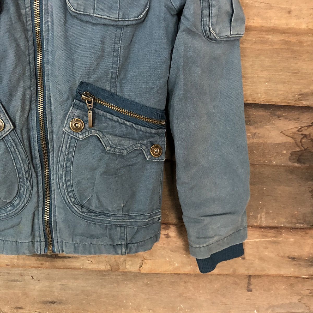 Japanese Brand Jack Dakota Blue Light Jacket #2817 Size S / US 4 / IT 40 - 5 Thumbnail
