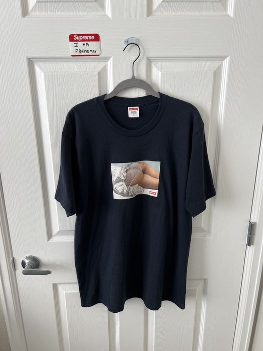 Supreme Supreme Maude Tee FW22 Navy medium box logo | Grailed