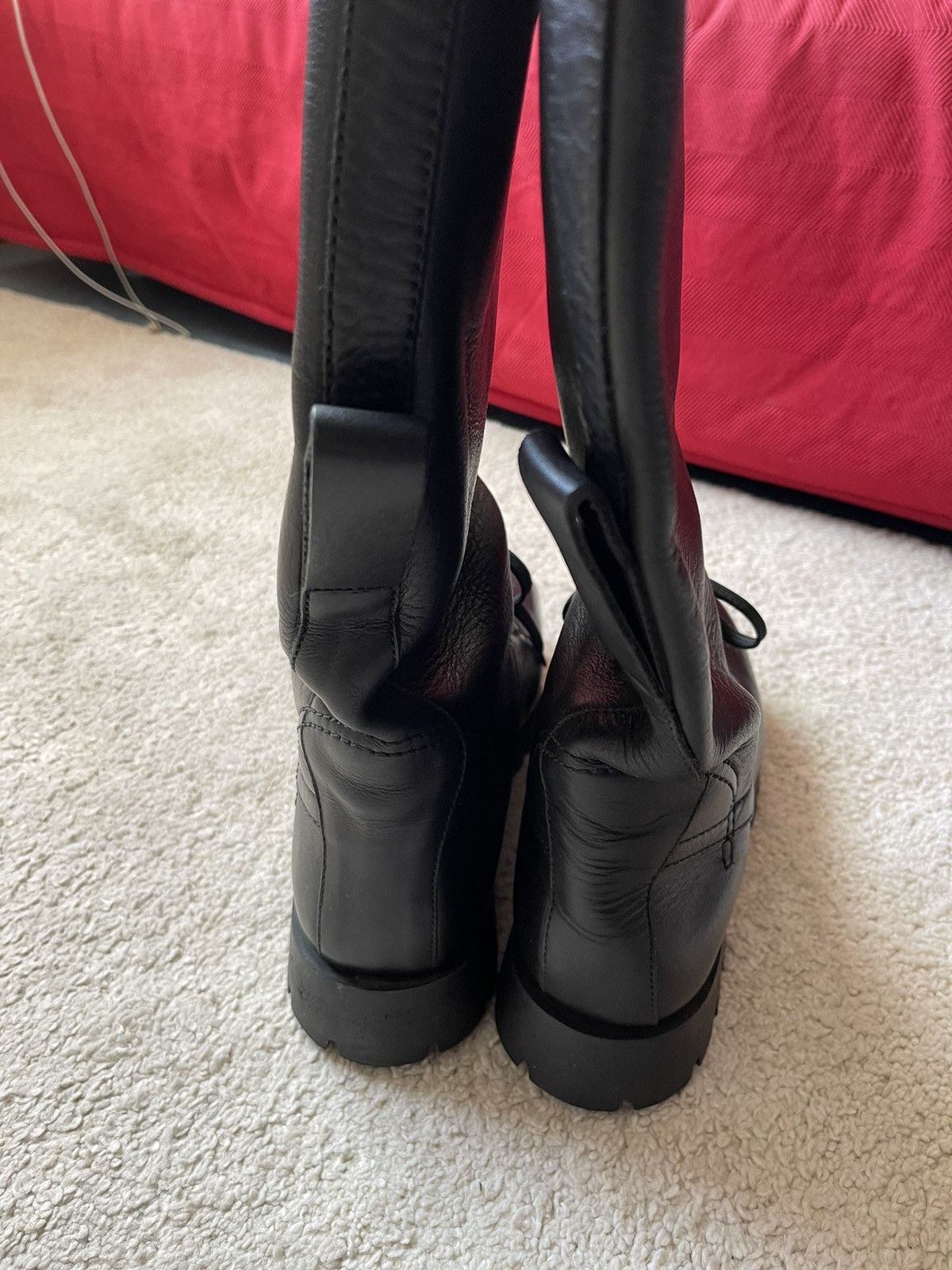 Jil Sander Leather Knee High Boots Size US 11 / EU 44 - 4 Thumbnail