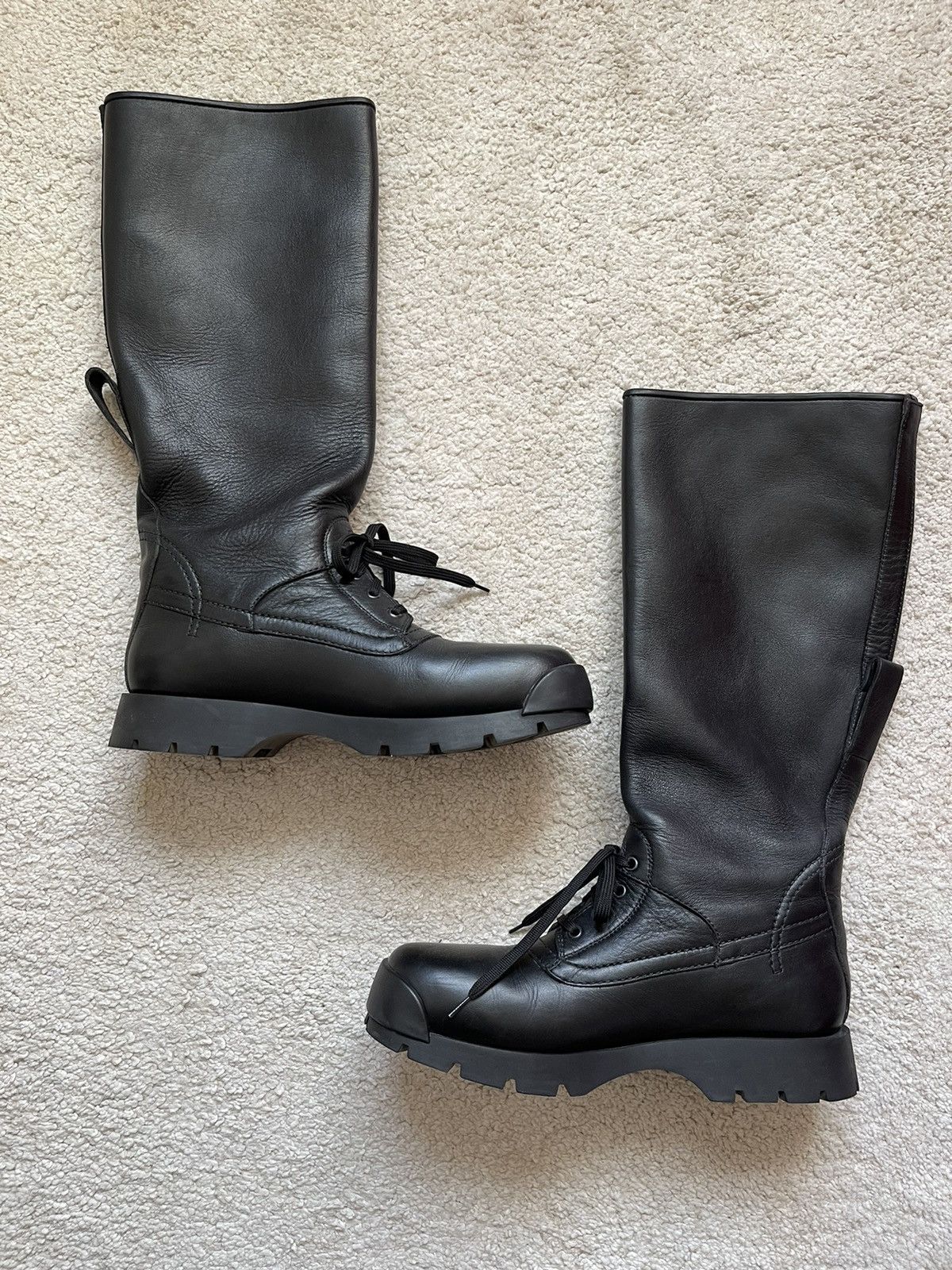 Jil Sander Leather Knee High Boots Size US 11 / EU 44 - 5 Thumbnail