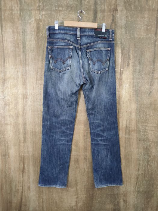 Edwin JAPAN EDWIN WILDFIRE DENIM DISTRESSED PANTS #1364 | Grailed