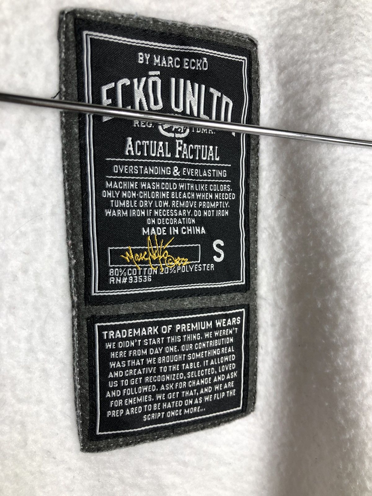 Ecko Unltd. × Vintage Vintage Ecko Embroidery Big Logo Zipper Ups Sweater Size US M / EU 48-50 / 2 - 7 Thumbnail