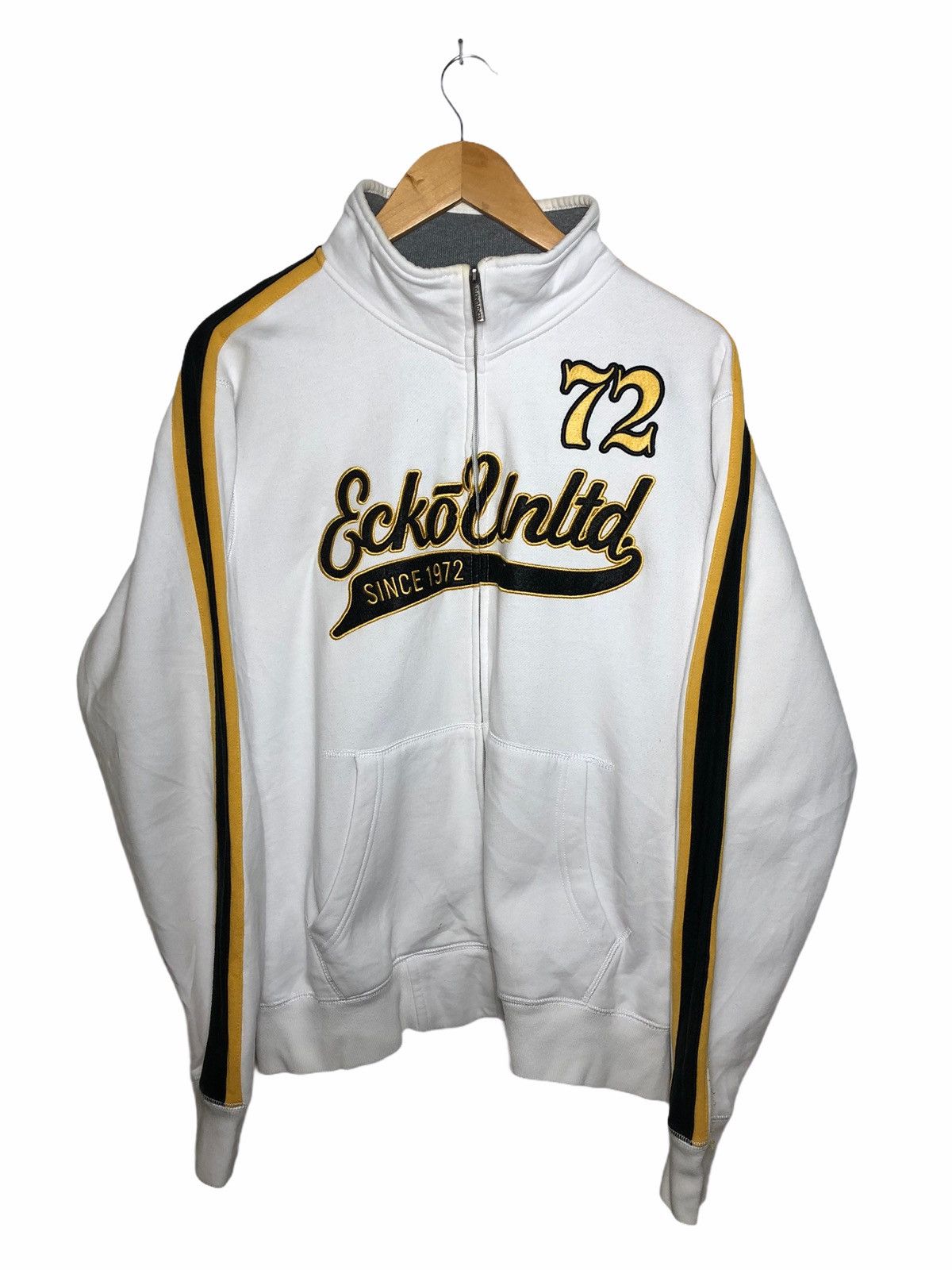 Ecko Unltd. × Vintage Vintage Ecko Embroidery Big Logo Zipper Ups Sweater Size US M / EU 48-50 / 2 - 1 Thumbnail