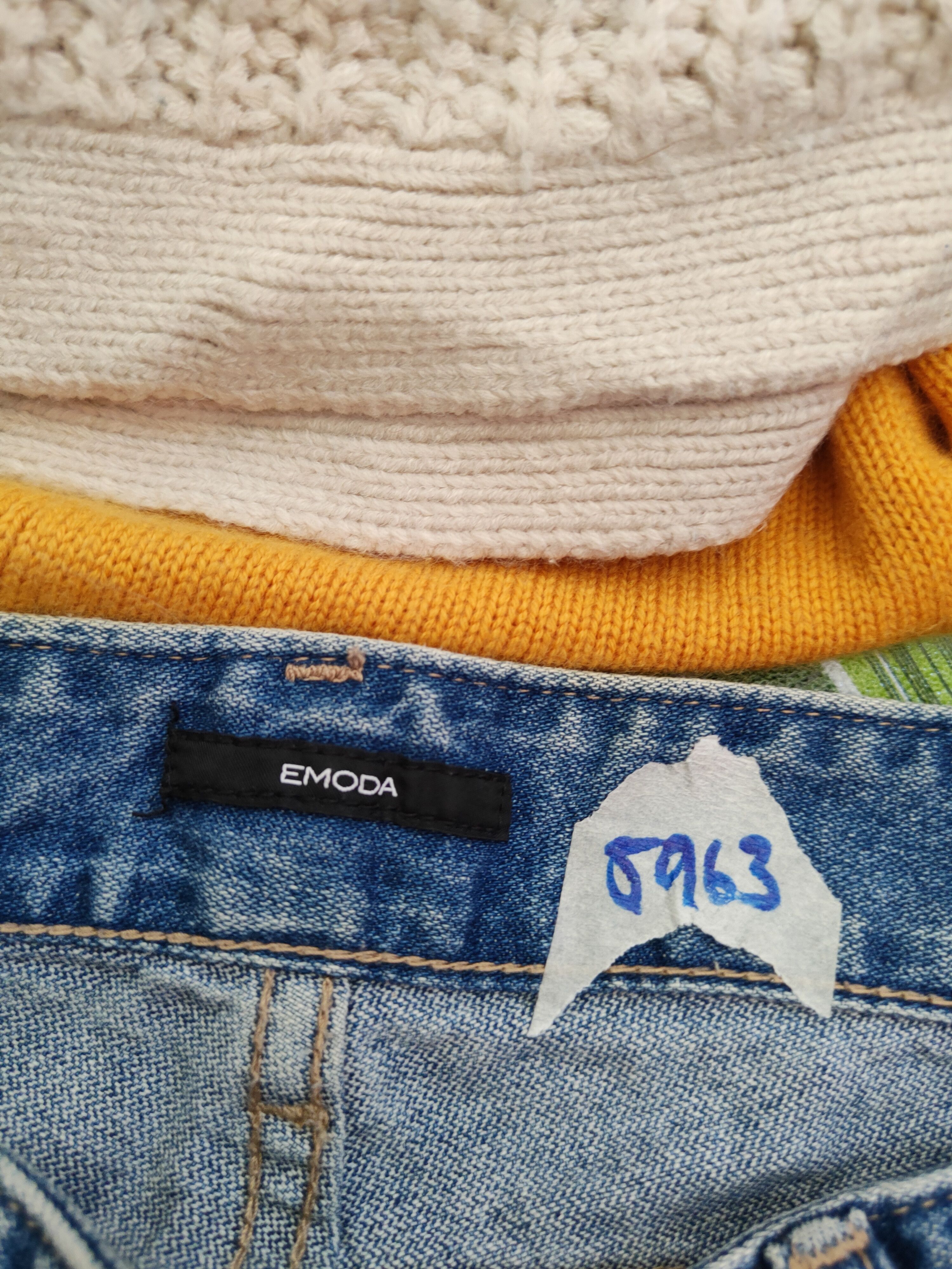 Japanese Brand Emoda Blue Denim Ripped Distressed Denim#5963 Size 30" / US 8 / IT 44 - 16 Thumbnail