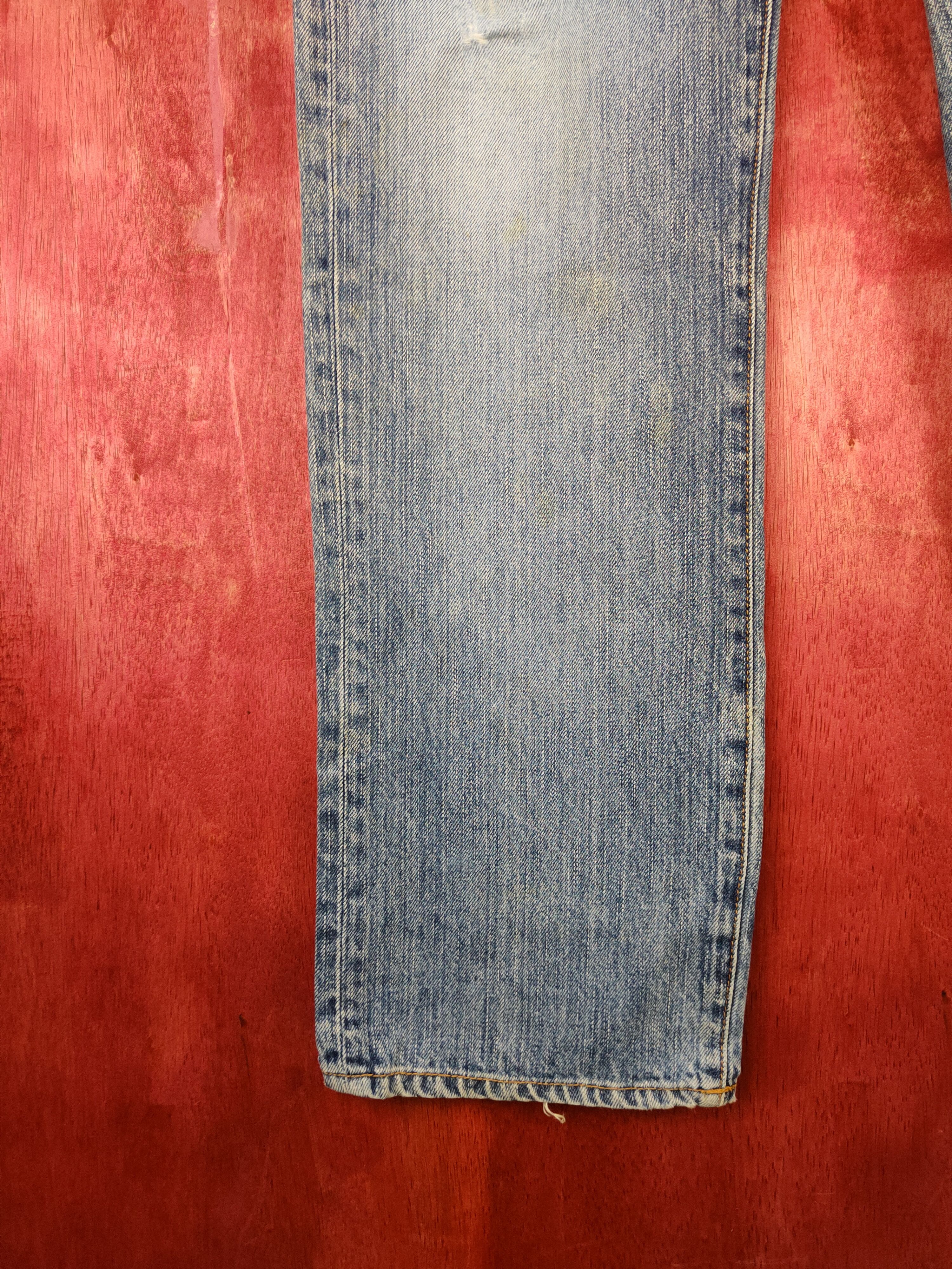 Japanese Brand × Vintage Uniqlo vintage Faded Distressed Denim jeans pants #5960 Size US 32 / EU 48 - 4 Thumbnail
