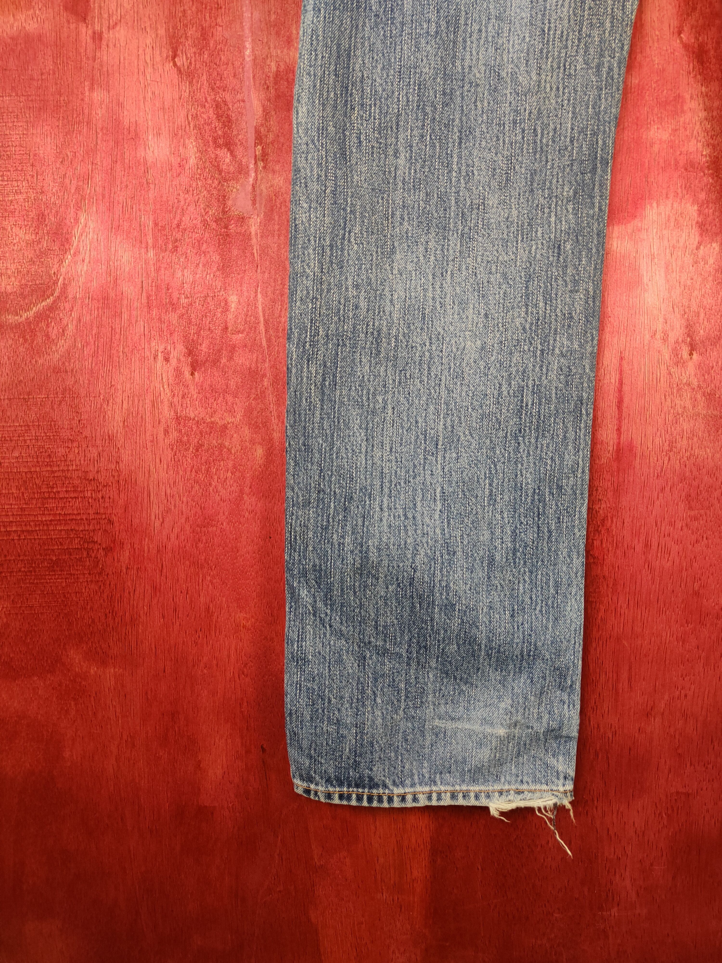 Japanese Brand × Vintage Uniqlo vintage Faded Distressed Denim jeans pants #5960 Size US 32 / EU 48 - 9 Thumbnail