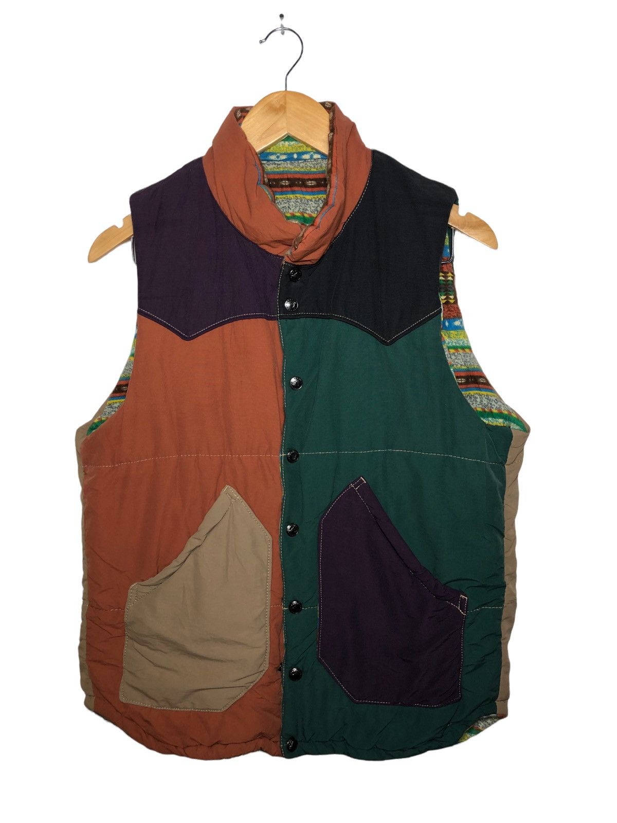 GRN × Japanese Brand Japanese Brand GRN reversible vest block color Size US M / EU 48-50 / 2 - 1 Thumbnail