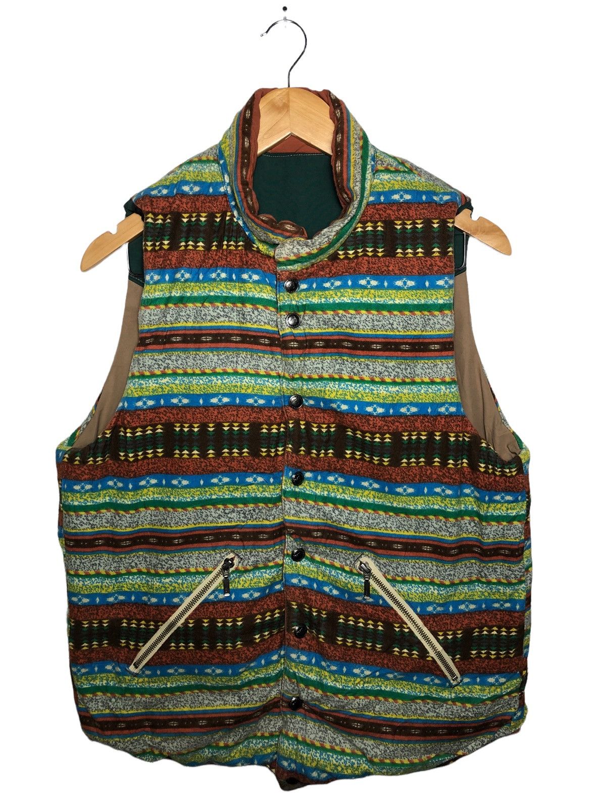 GRN × Japanese Brand Japanese Brand GRN reversible vest block color Size US M / EU 48-50 / 2 - 3 Thumbnail