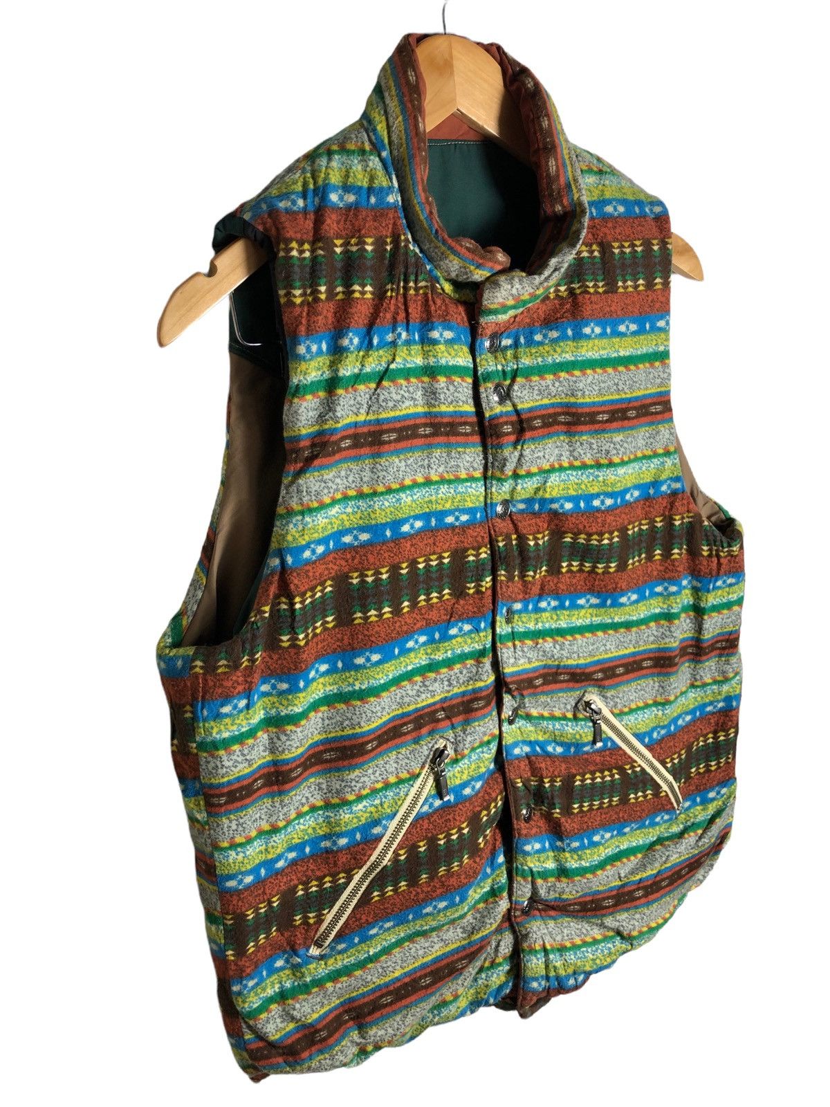 GRN × Japanese Brand Japanese Brand GRN reversible vest block color Size US M / EU 48-50 / 2 - 5 Thumbnail