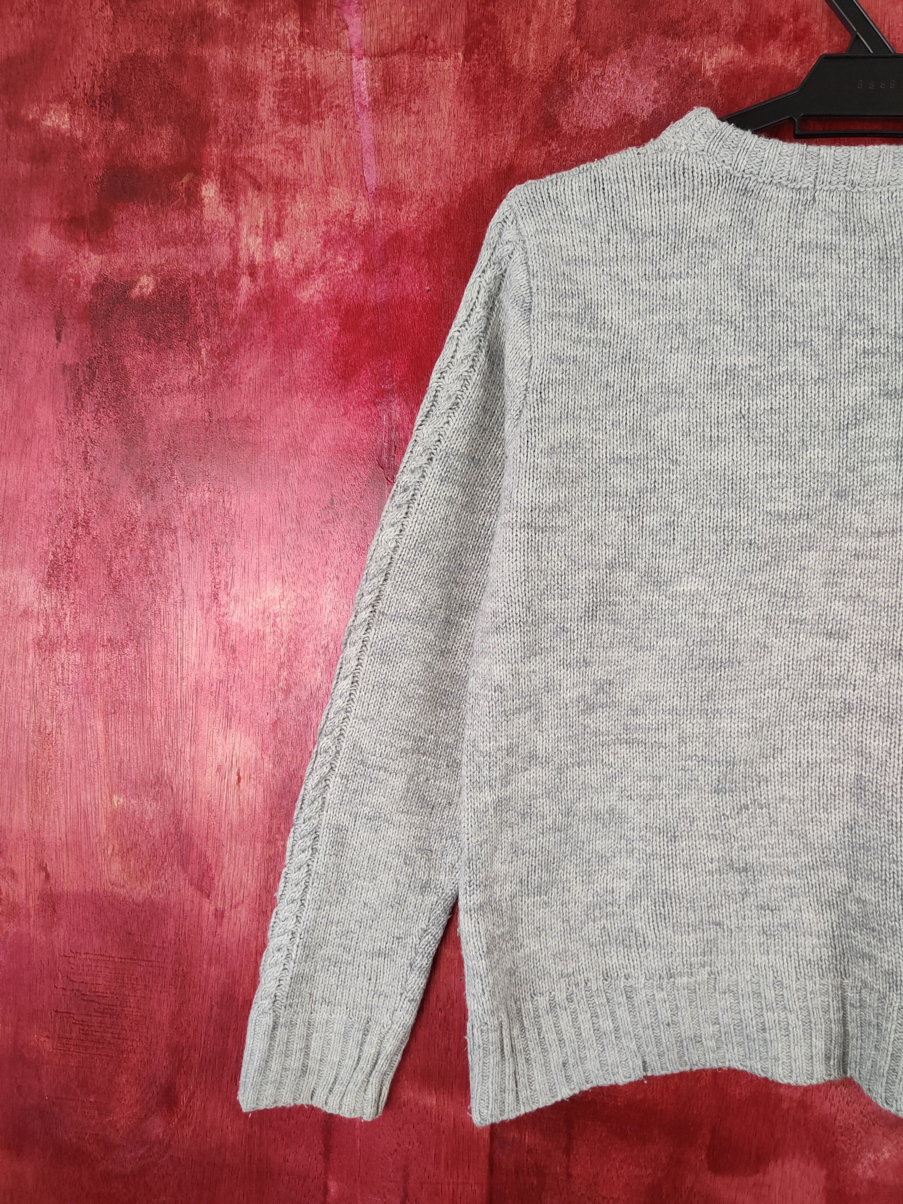 Aran Isles Knitwear × Japanese Brand × LOWRYS FARM Lowrys Farm japan cable aran isle Knitwear Sweater #5937 Size S / US 4 / IT 40 - 8 Thumbnail