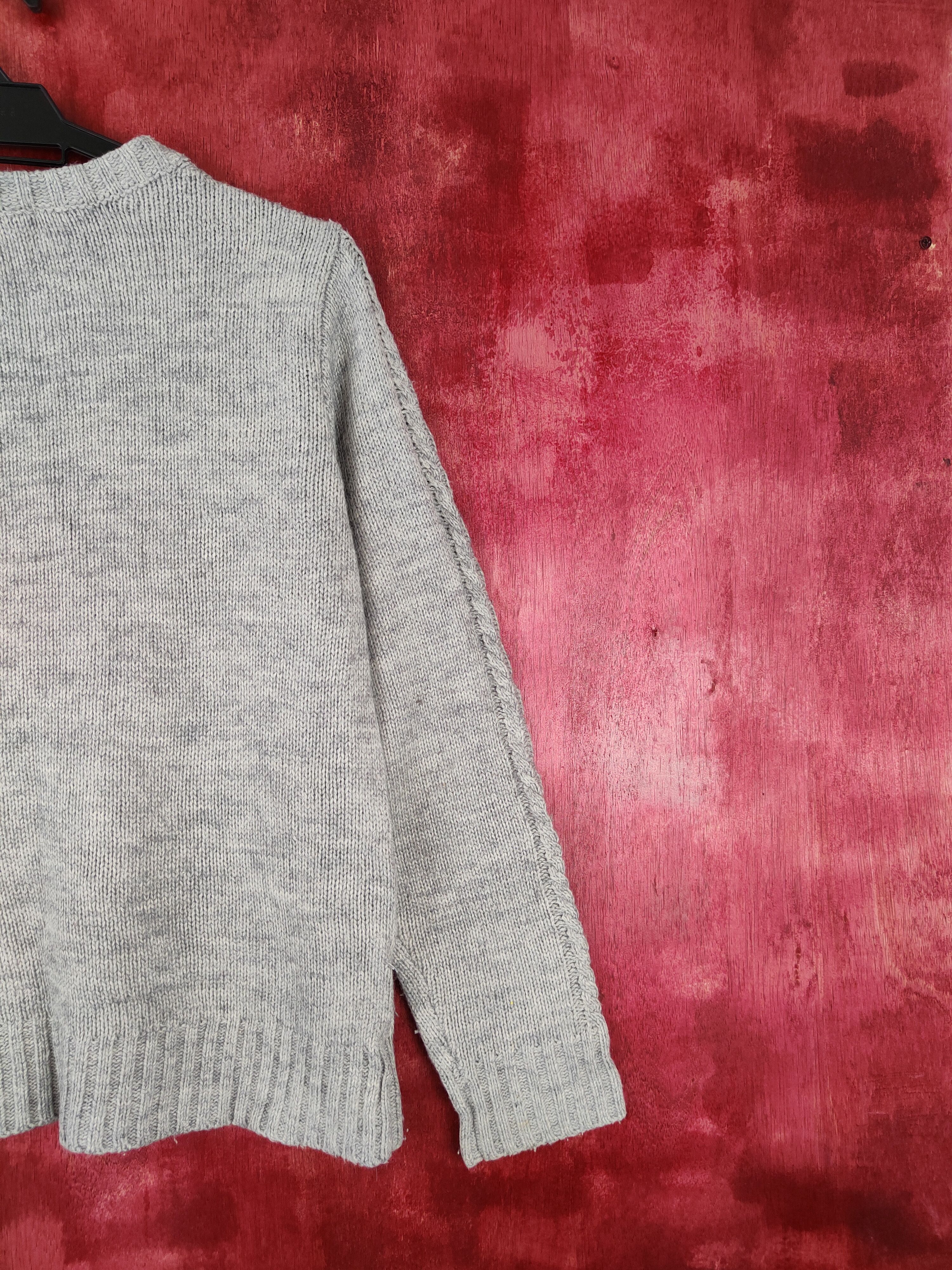Aran Isles Knitwear × Japanese Brand × LOWRYS FARM Lowrys Farm japan cable aran isle Knitwear Sweater #5937 Size S / US 4 / IT 40 - 9 Thumbnail