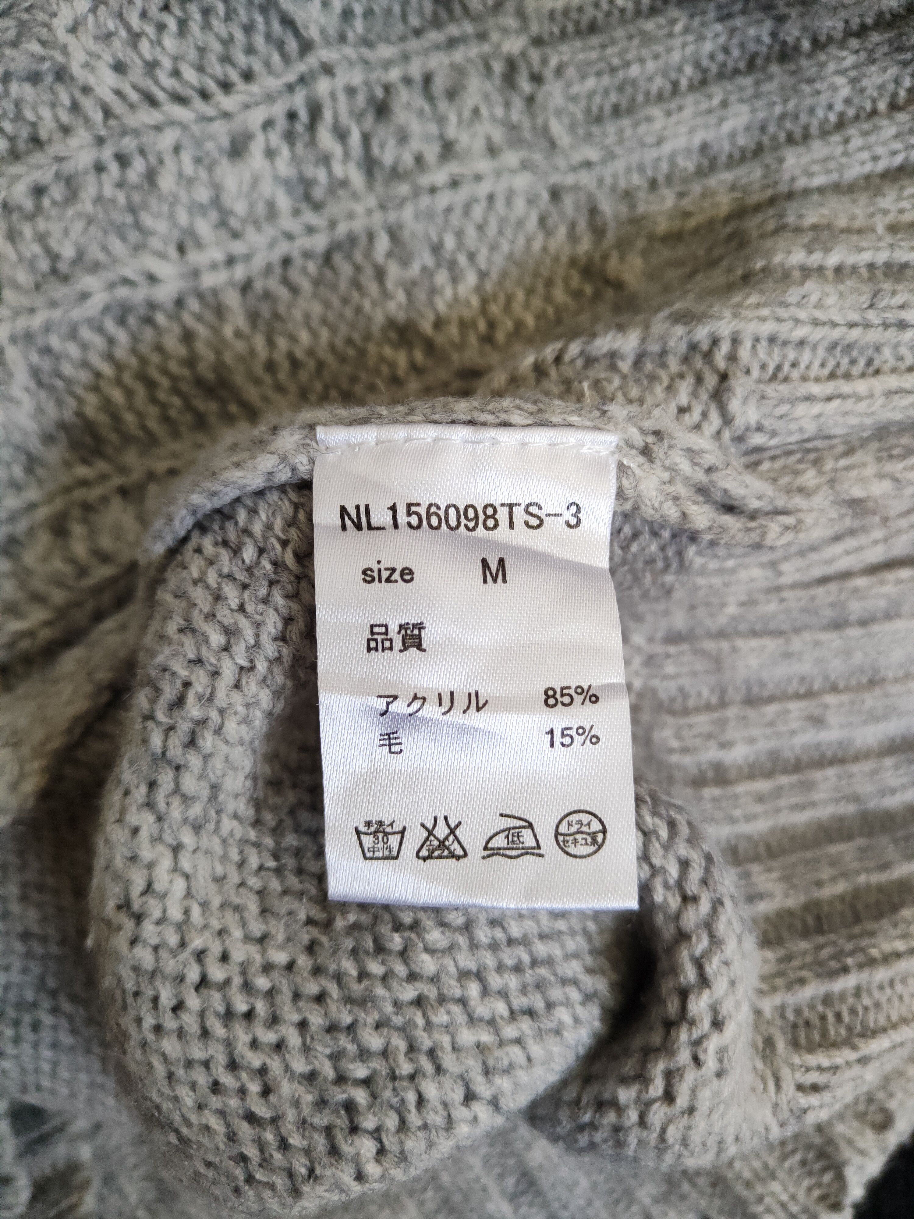 Aran Isles Knitwear × Japanese Brand × LOWRYS FARM Lowrys Farm japan cable aran isle Knitwear Sweater #5937 Size S / US 4 / IT 40 - 10 Thumbnail