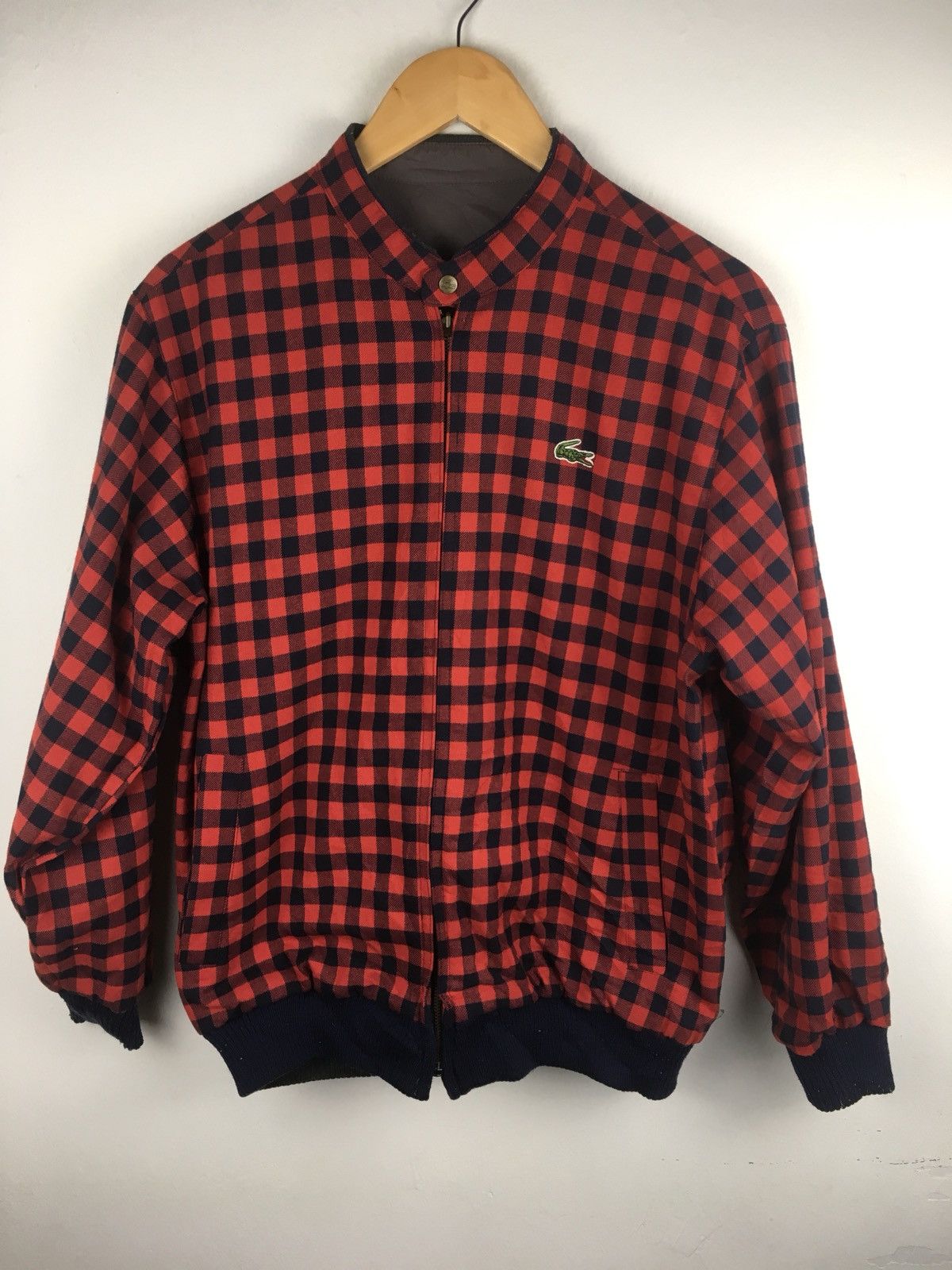 Lacoste × Vintage Lacoste Reversible Jacket armpit 22.5x27 Size US M / EU 48-50 / 2 - 1 Thumbnail