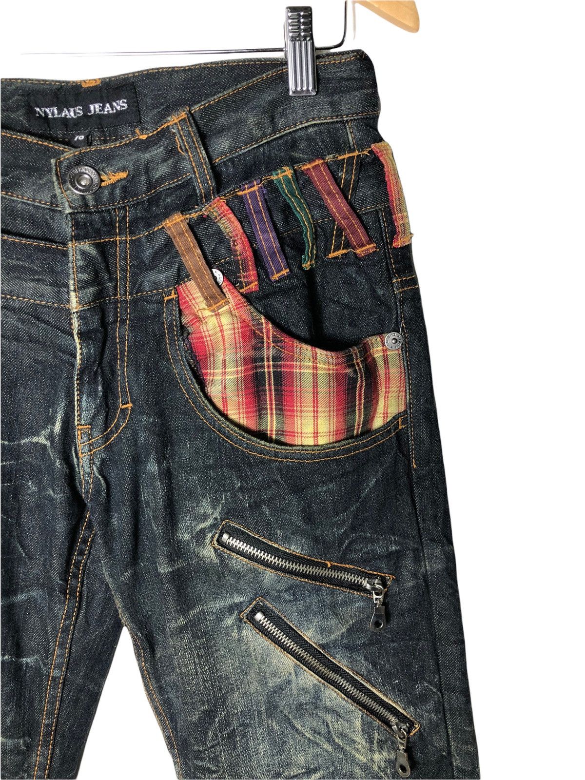 If Six Was Nine × Japanese Brand × Vintage Japanese Brand Designer Nylaus denime Size US 31 - 4 Thumbnail