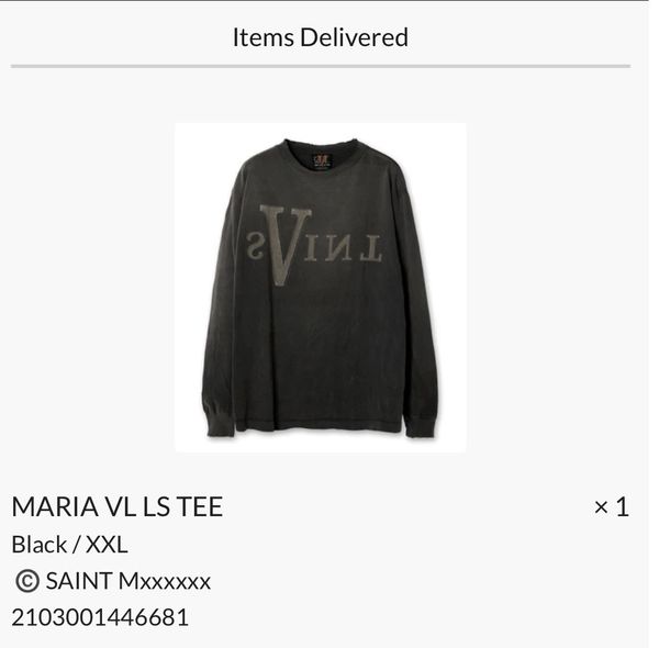 Vlone NEED GONE Saint Michael Vlone Maria Long Sleeve | Grailed