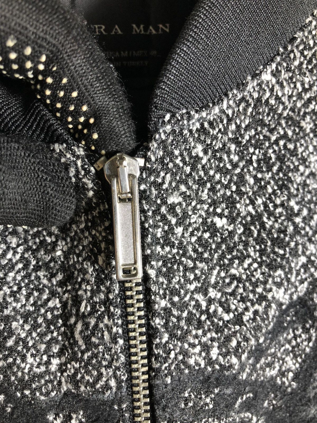 Designer × Zara Zara skull wool zipper jacket Size US M / EU 48-50 / 2 - 7 Thumbnail