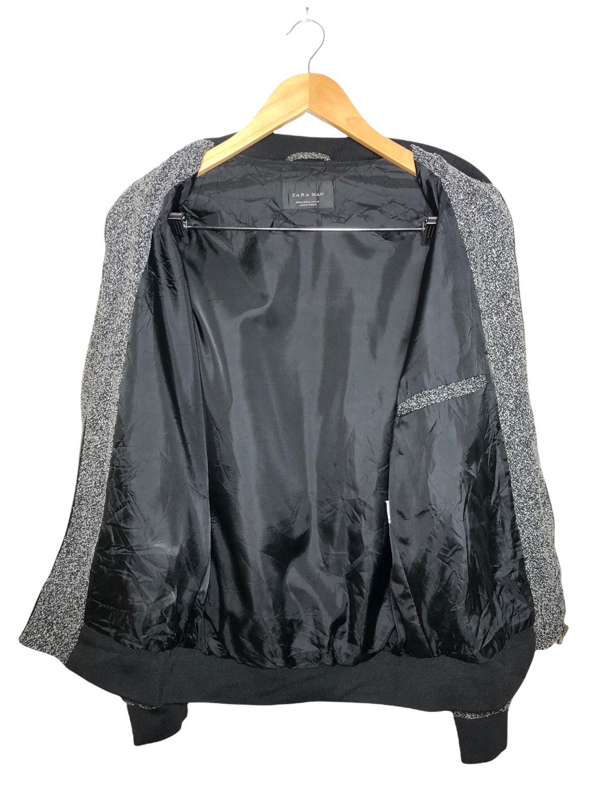 Designer × Zara Zara skull wool zipper jacket Size US M / EU 48-50 / 2 - 3 Thumbnail