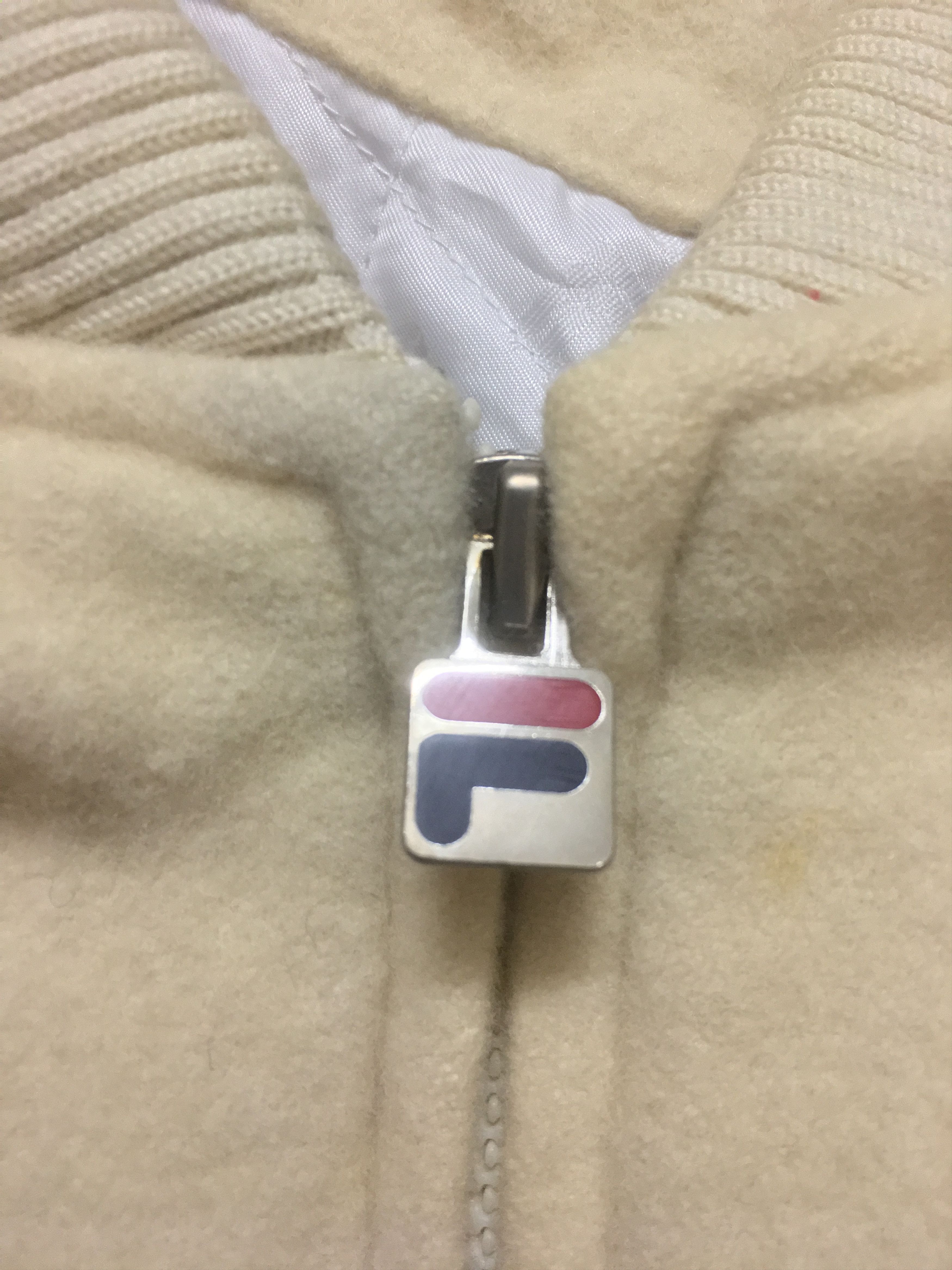 Fila × Vintage Vintage 90s Fila Biela Italia Zipper varsity Jacket Size US L / EU 52-54 / 3 - 7 Thumbnail