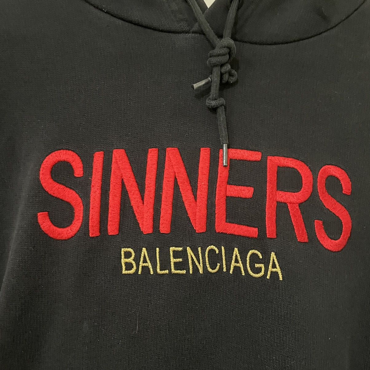 Balenciaga ‼️Rare Grails‼️Balenciaga Sinners Hoodie Size US L / EU 52-54 / 3 - 5 Thumbnail