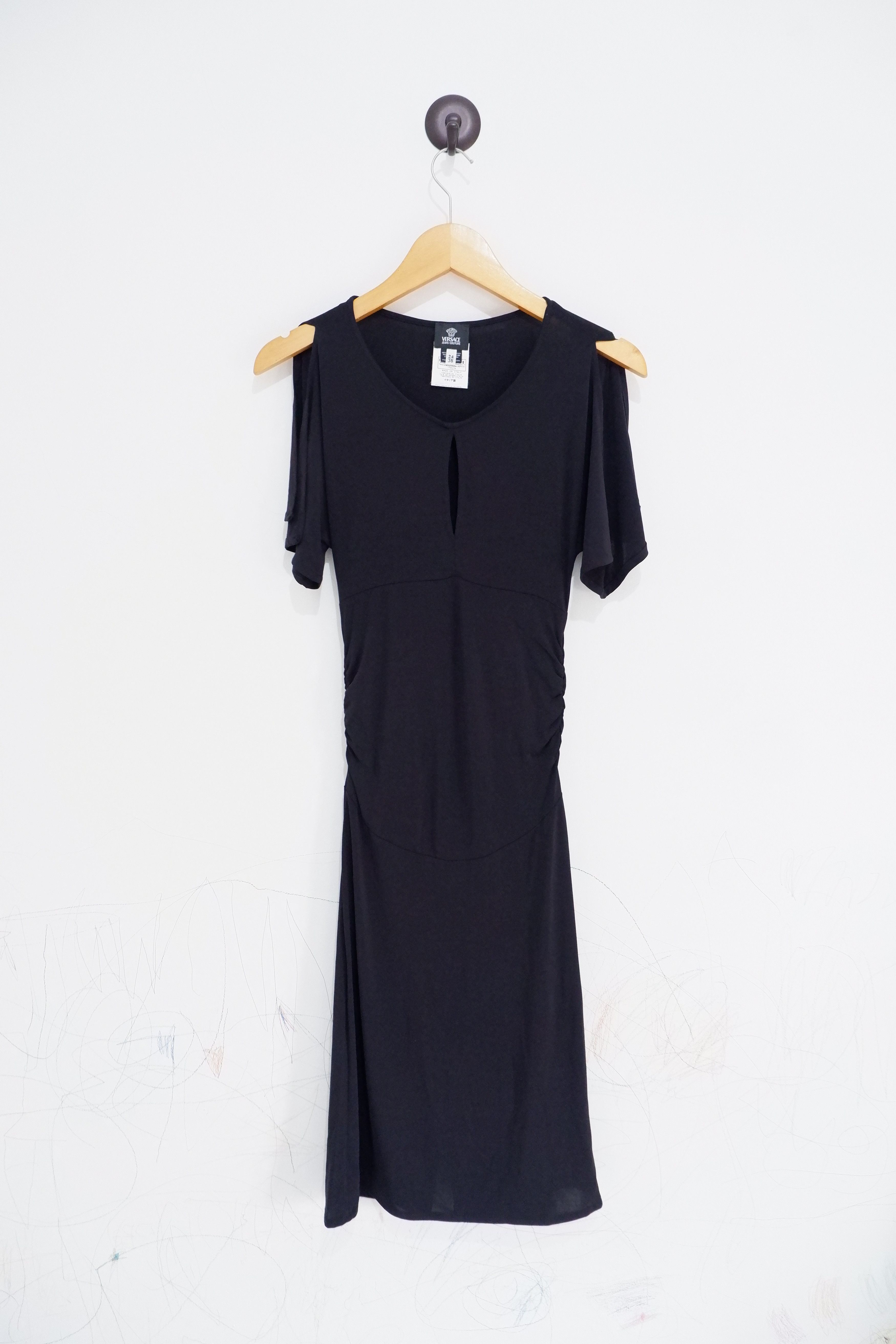 Designer × Versace × Versace Jeans Couture Versace Jeans Couture Silk Mid Dress Size M / US 6-8 / IT 42-44 - 1 Thumbnail