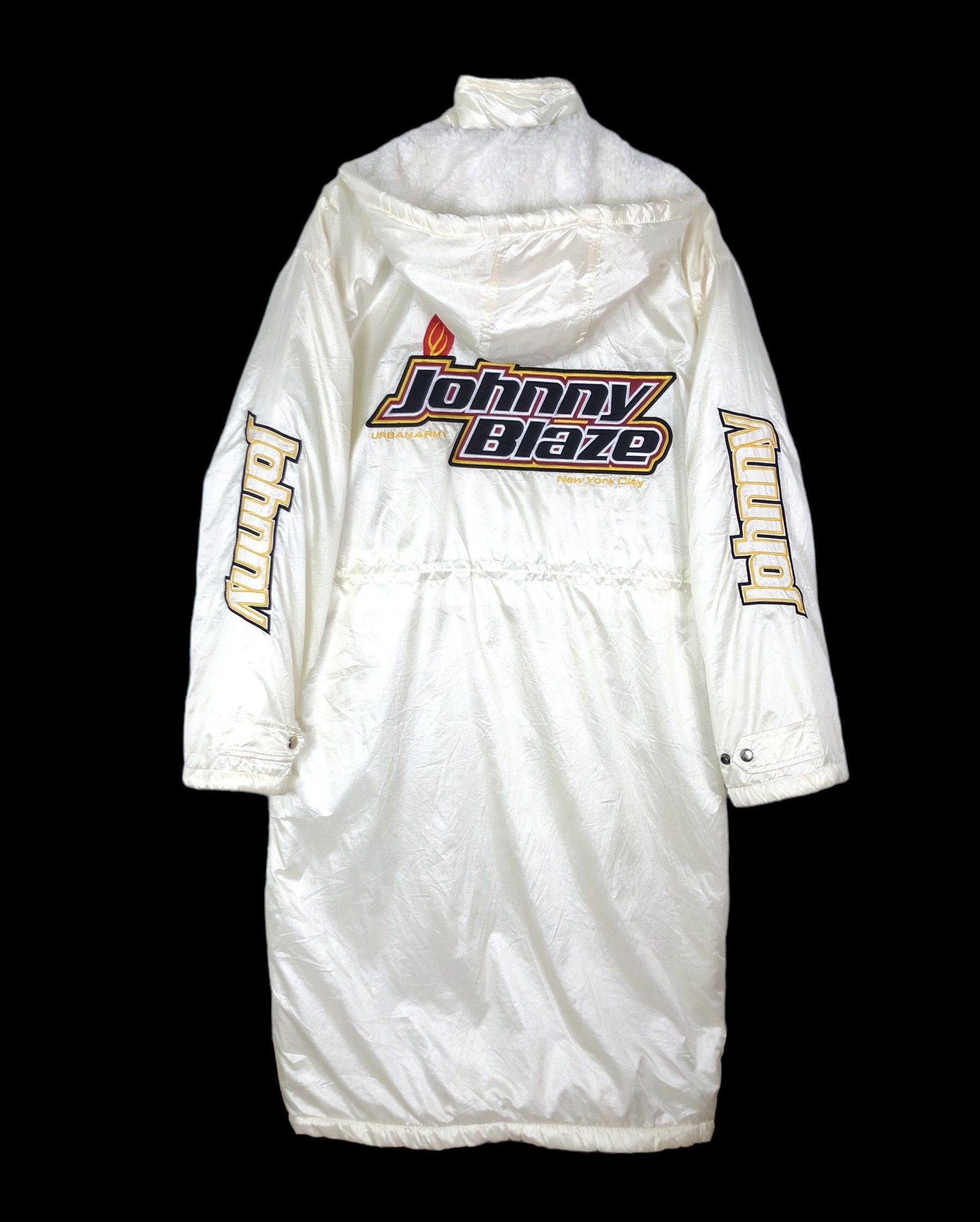 Vintage RARE🔥VINTAGE 90’S JOHNNY BLAZE LONG JACKET SHERPA LINED Size US XL / EU 56 / 4 - 1 Thumbnail