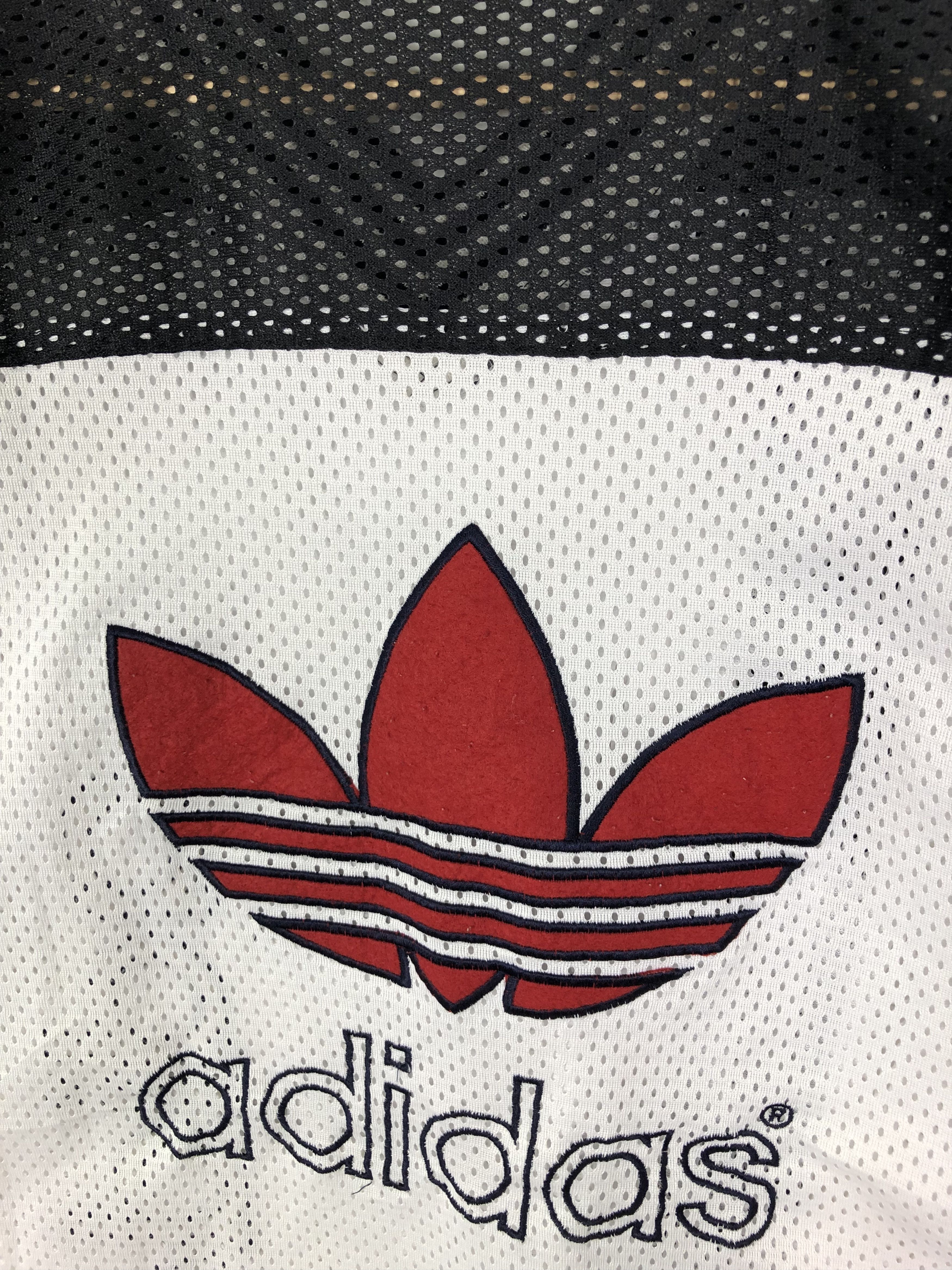 Adidas VINTAGE 90’S ADIDAS MESH JERSEY BIG LOGO Size US L / EU 52-54 / 3 - 4 Thumbnail