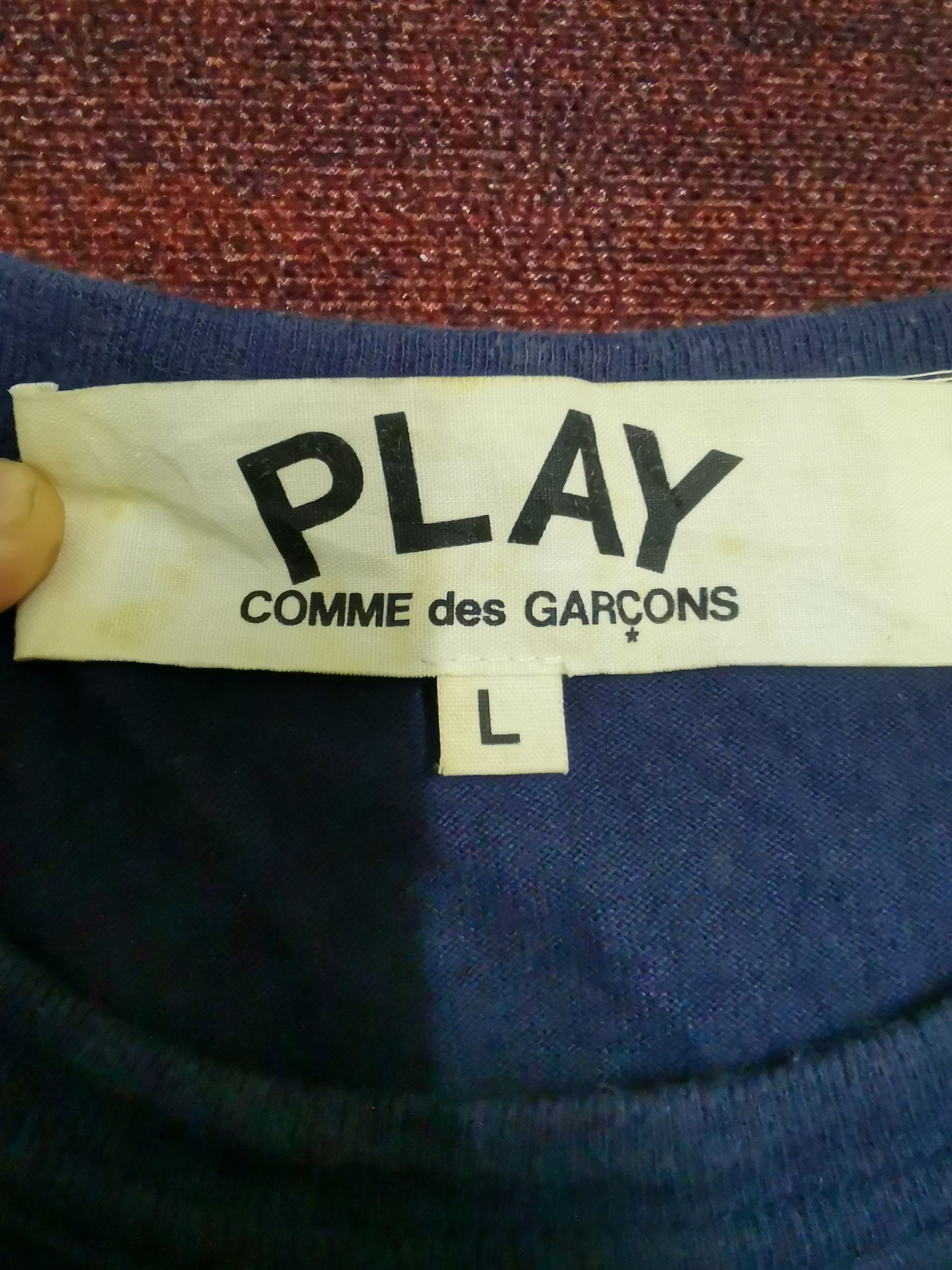 Comme des Garcons Comme Des Garcons Play Tshirt Size US L / EU 52-54 / 3 - 3 Thumbnail