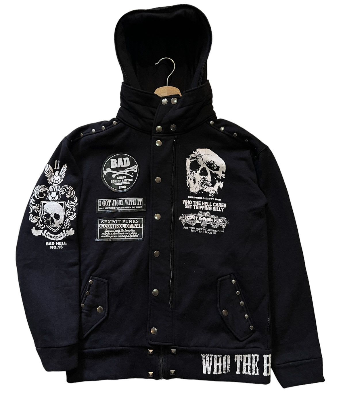 Sex pot bad hell no.13 (punk hoodie)