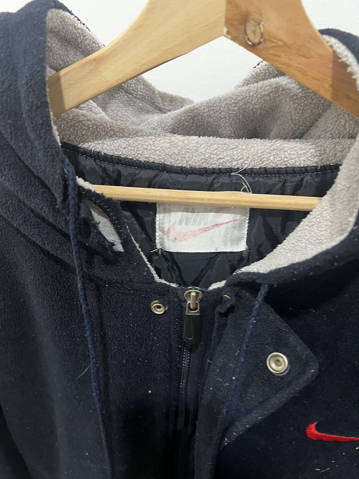 Japanese Brand Vintage Nike ACG fleece hoodie down jacket Size US L / EU 52-54 / 3 - 6 Thumbnail