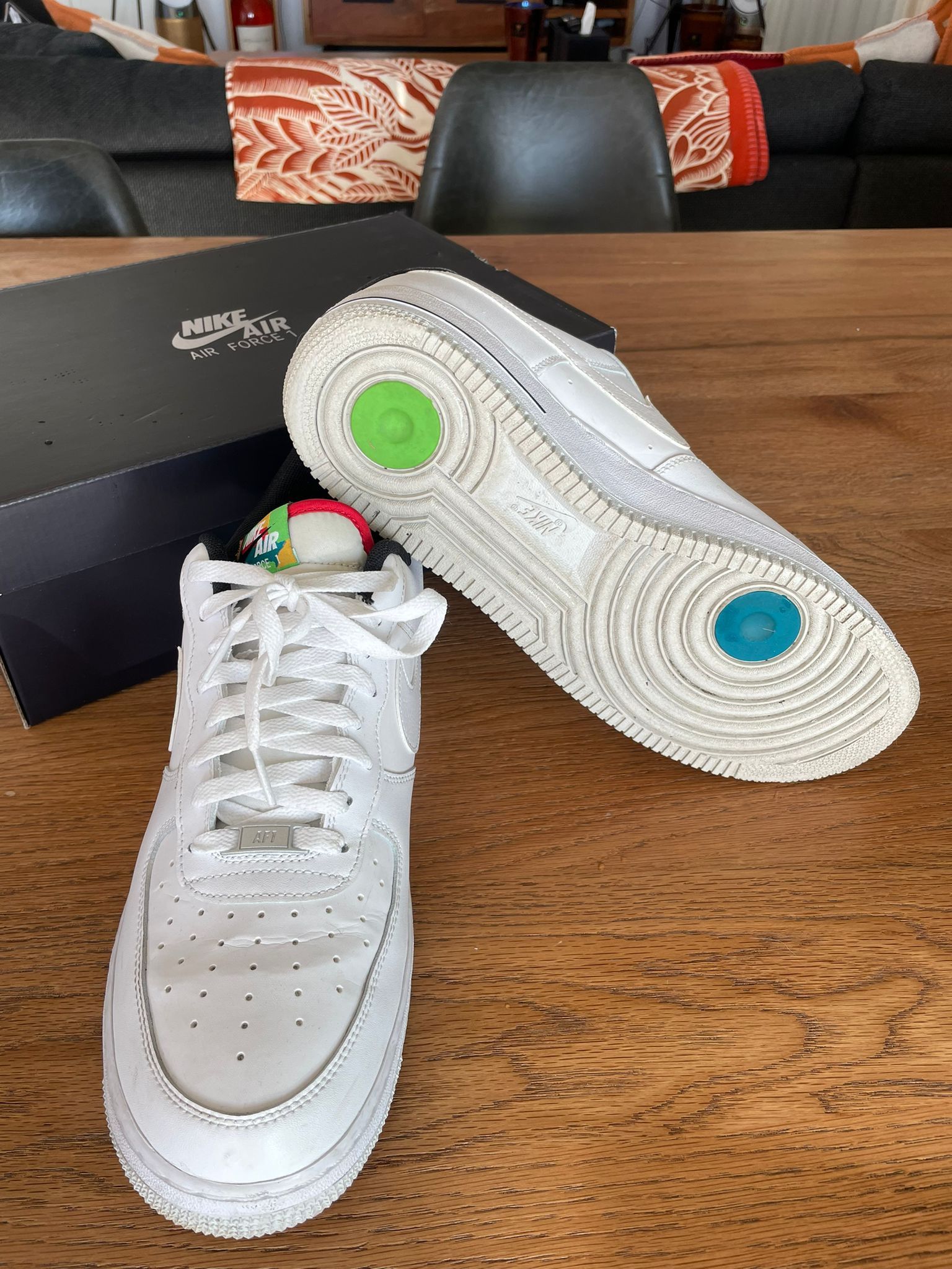 Nike AirForce 1 Low LV8 Peace, Love, Swoosh Size US 12 / EU 45 - 6 Thumbnail