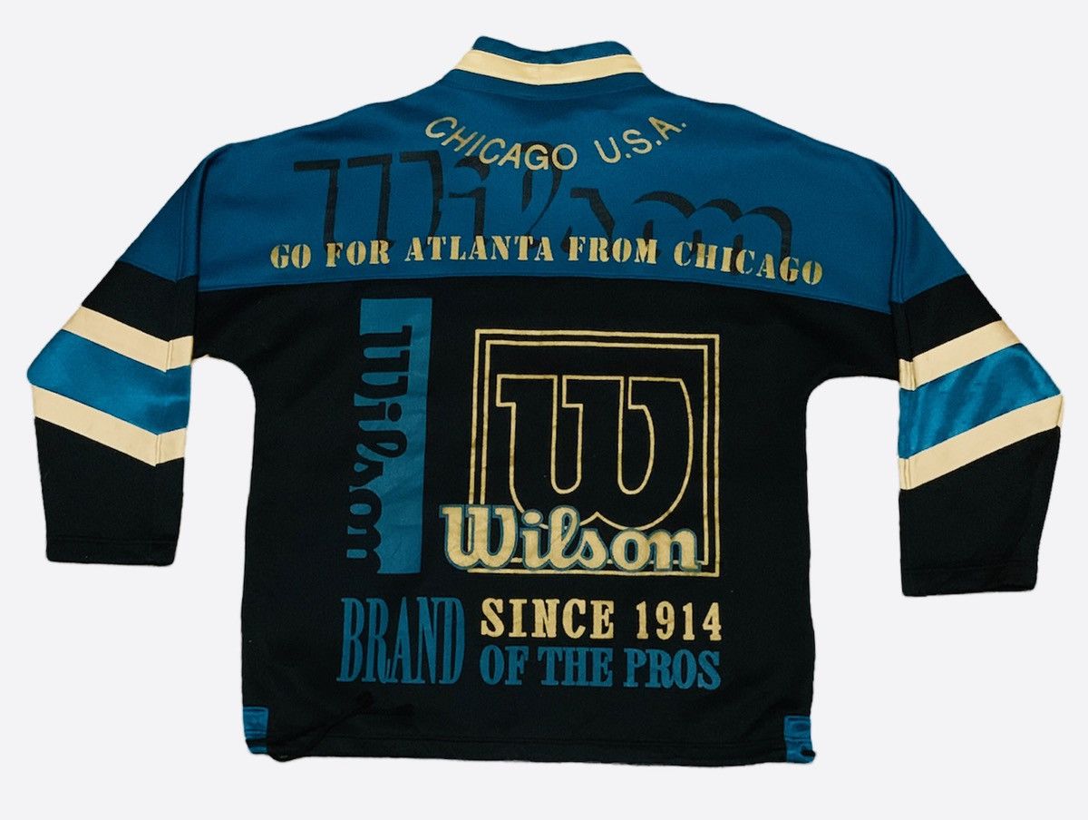 Rare Design Vintage Brand Wilson Full Print Sweatshirt 1990s