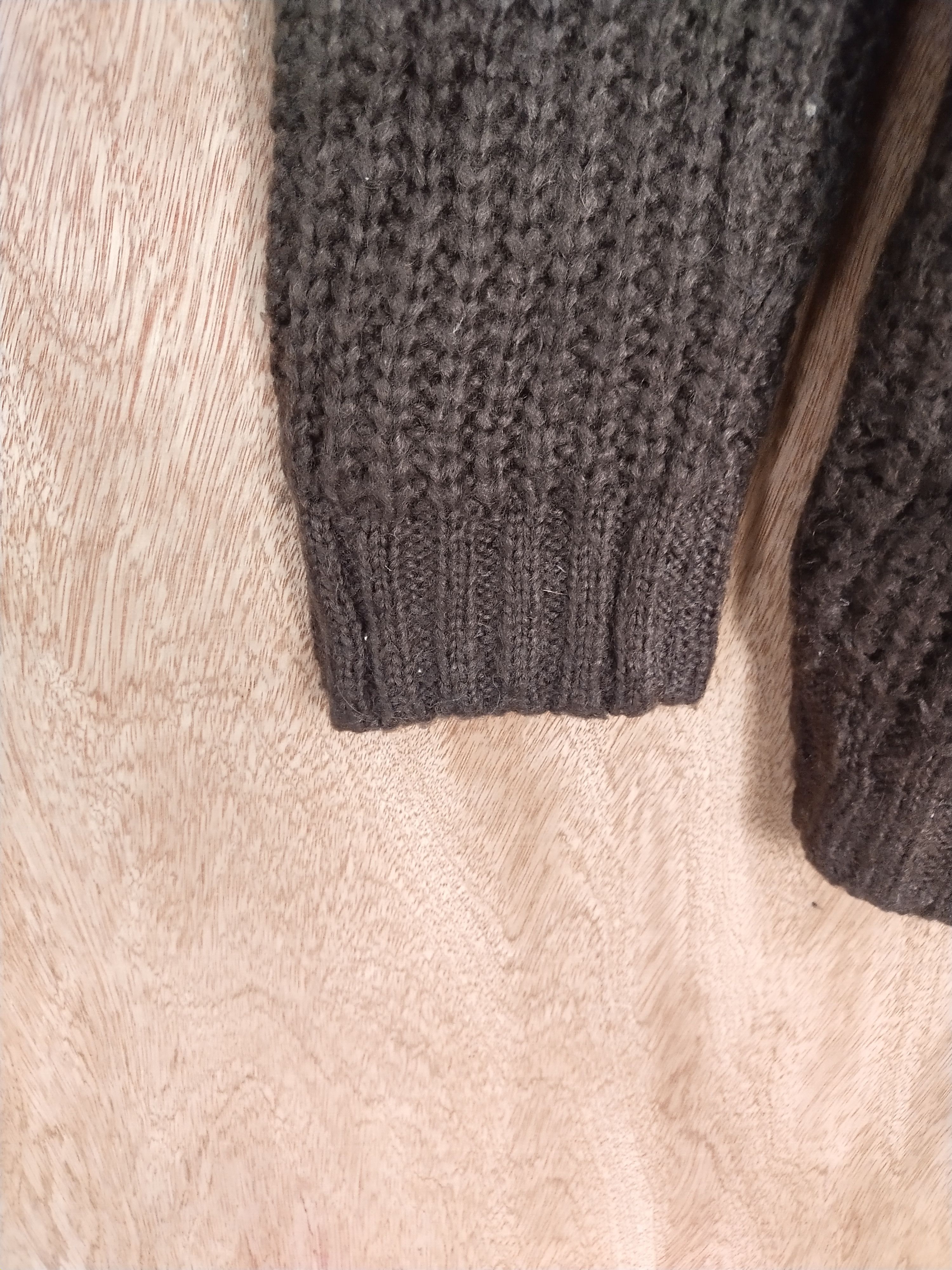 Homespun Knitwear × Japanese Brand .fr brown knitwear vintage japan # S039 Size US M / EU 48-50 / 2 - 6 Thumbnail