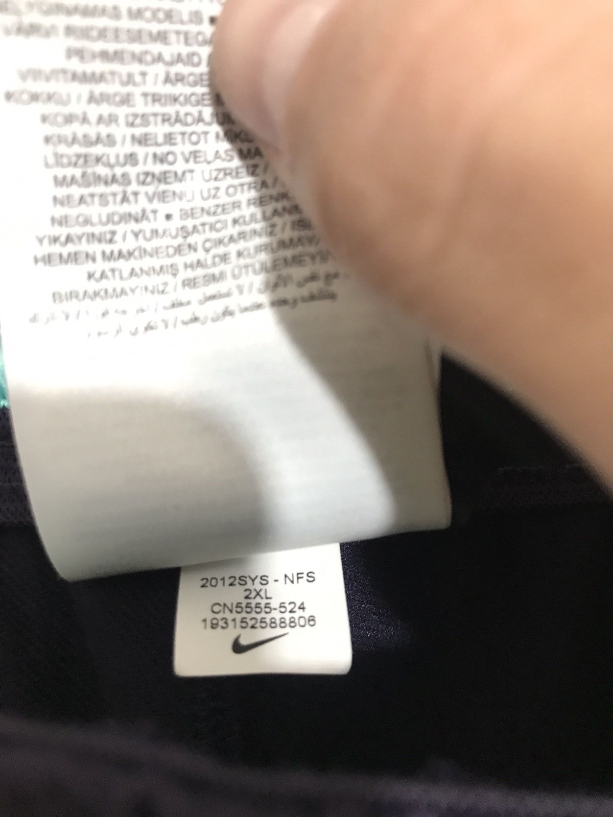 Nike Barcelona 2012-2013 Nike Soccer Training Jogger Pants Jersey Size US 36 / EU 52 - 6 Thumbnail