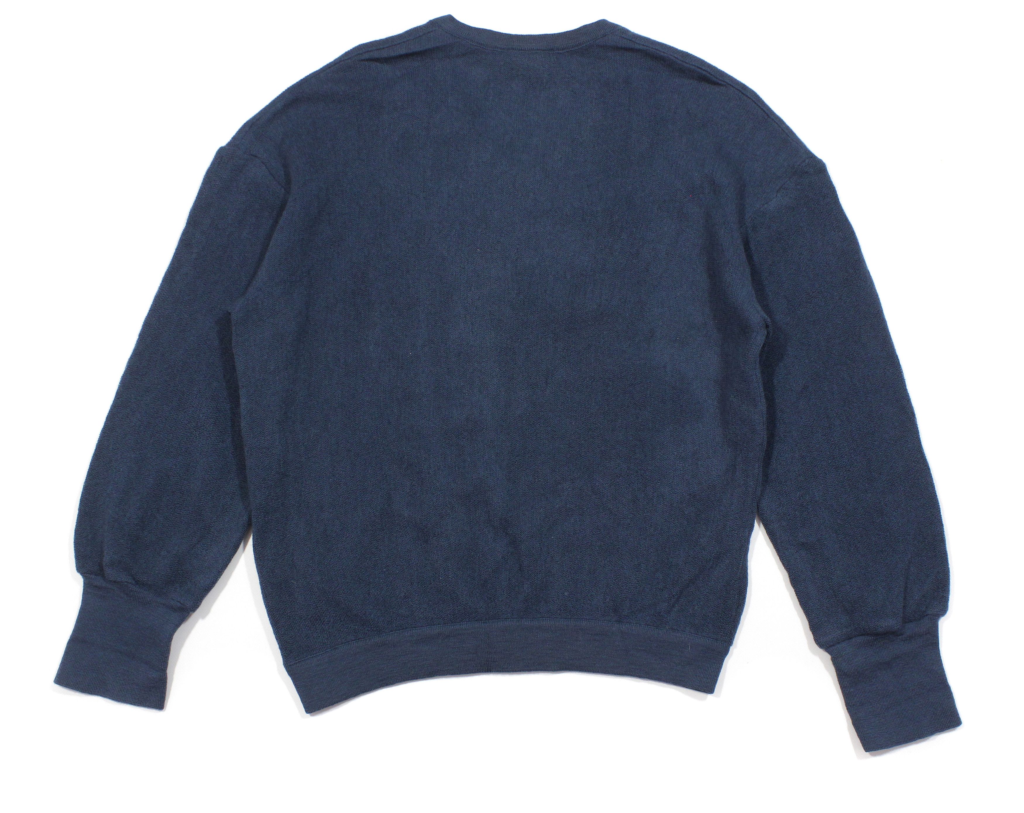 Lacoste 90S Logo Wool Knit Vintage Size US L / EU 52-54 / 3 - 2 Thumbnail