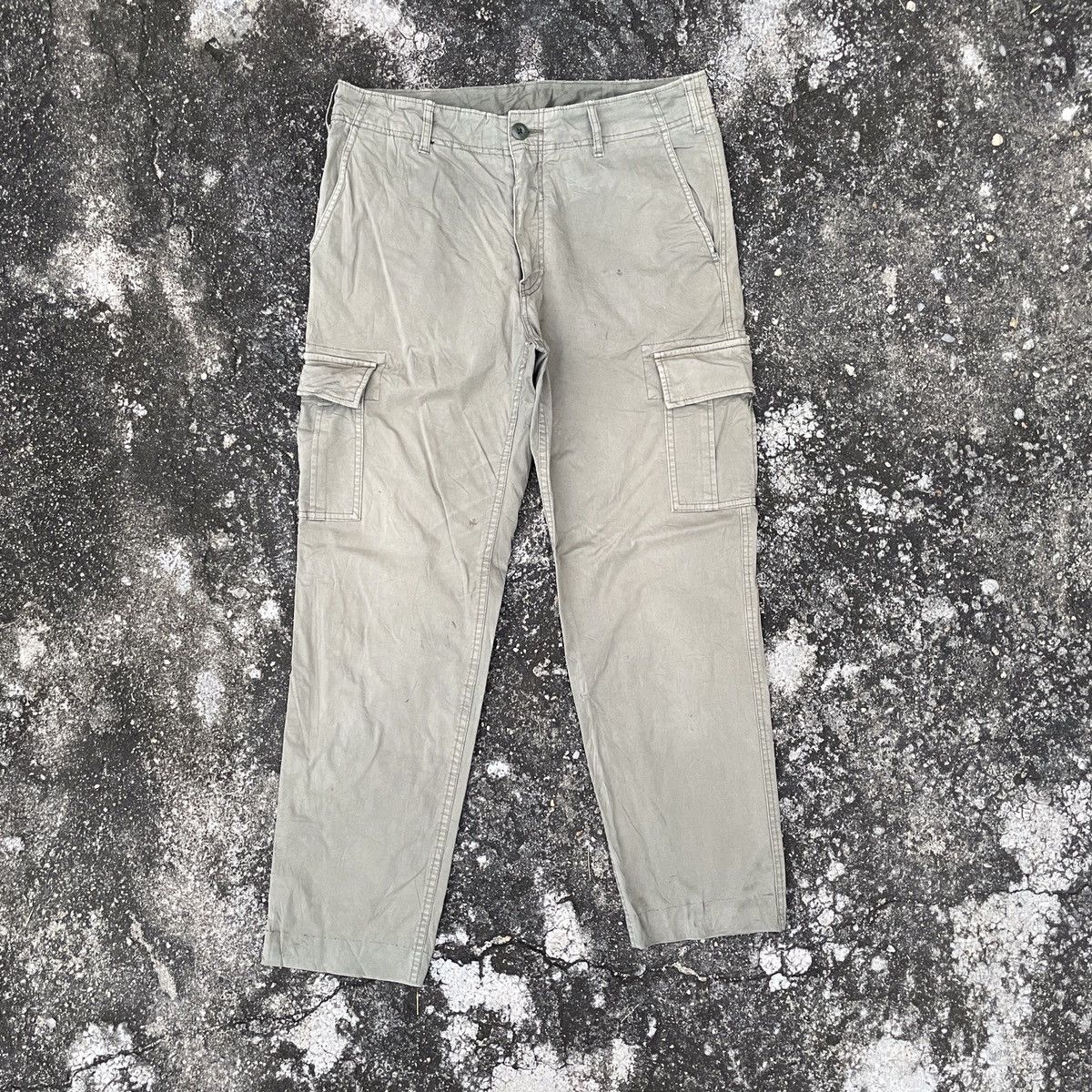 Japanese Brand Vintage Japanese Designer Tactical Cargo Pants Size US 33 - 1 Thumbnail
