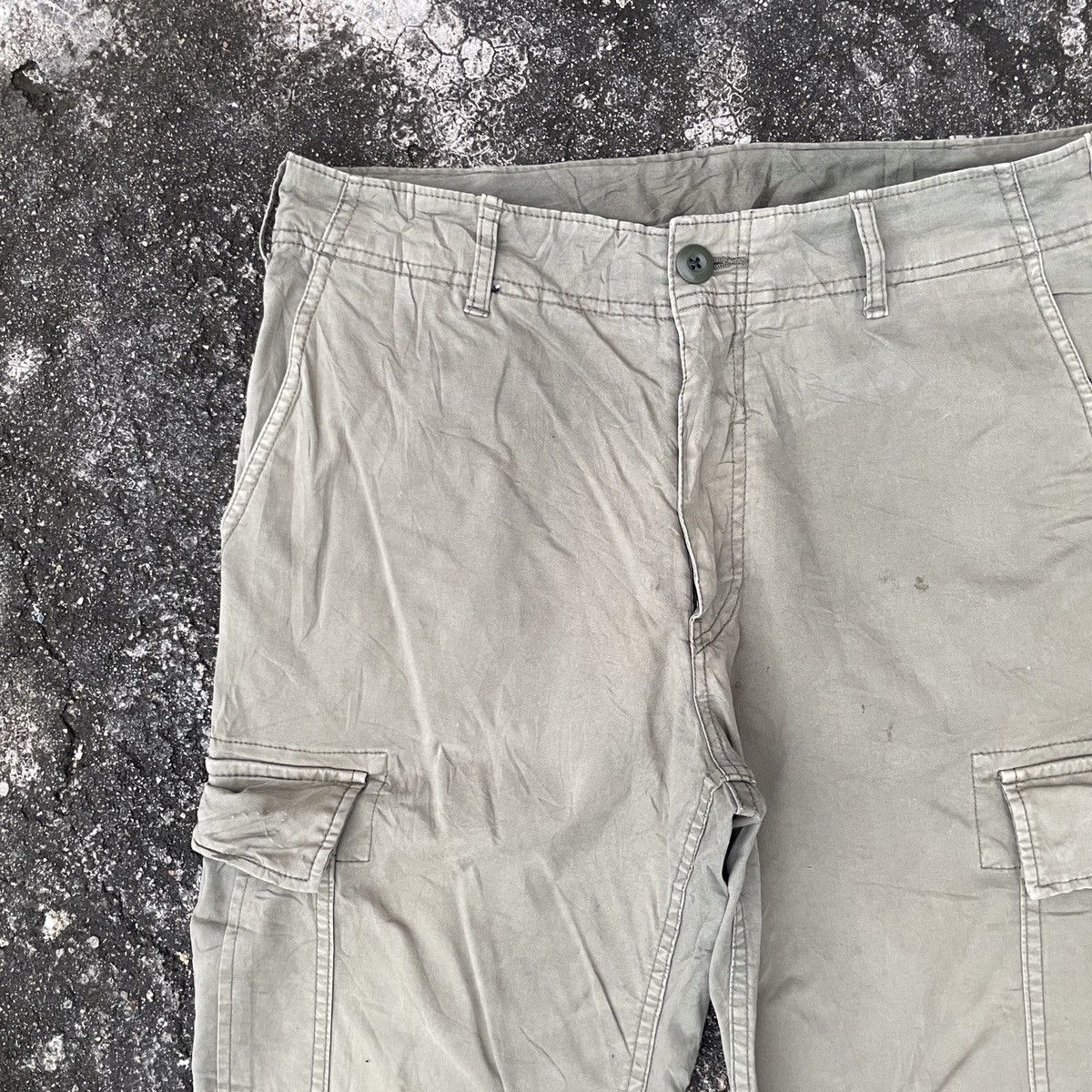 Japanese Brand Vintage Japanese Designer Tactical Cargo Pants Size US 33 - 3 Thumbnail